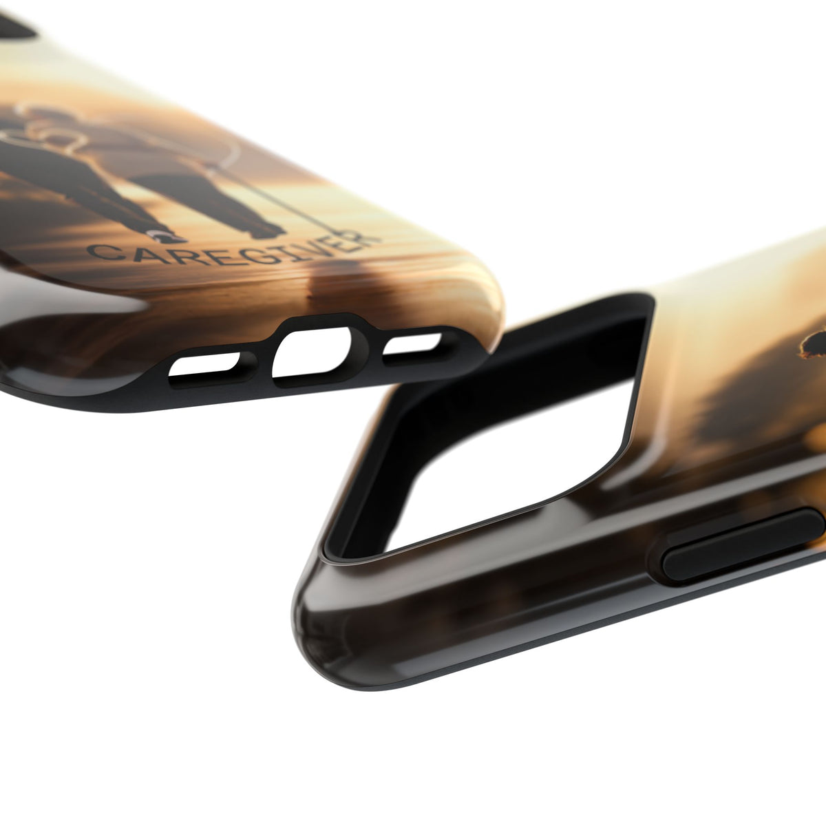 Caregiver Phone Case — Impact-Resistant Protective Case with Heart Design