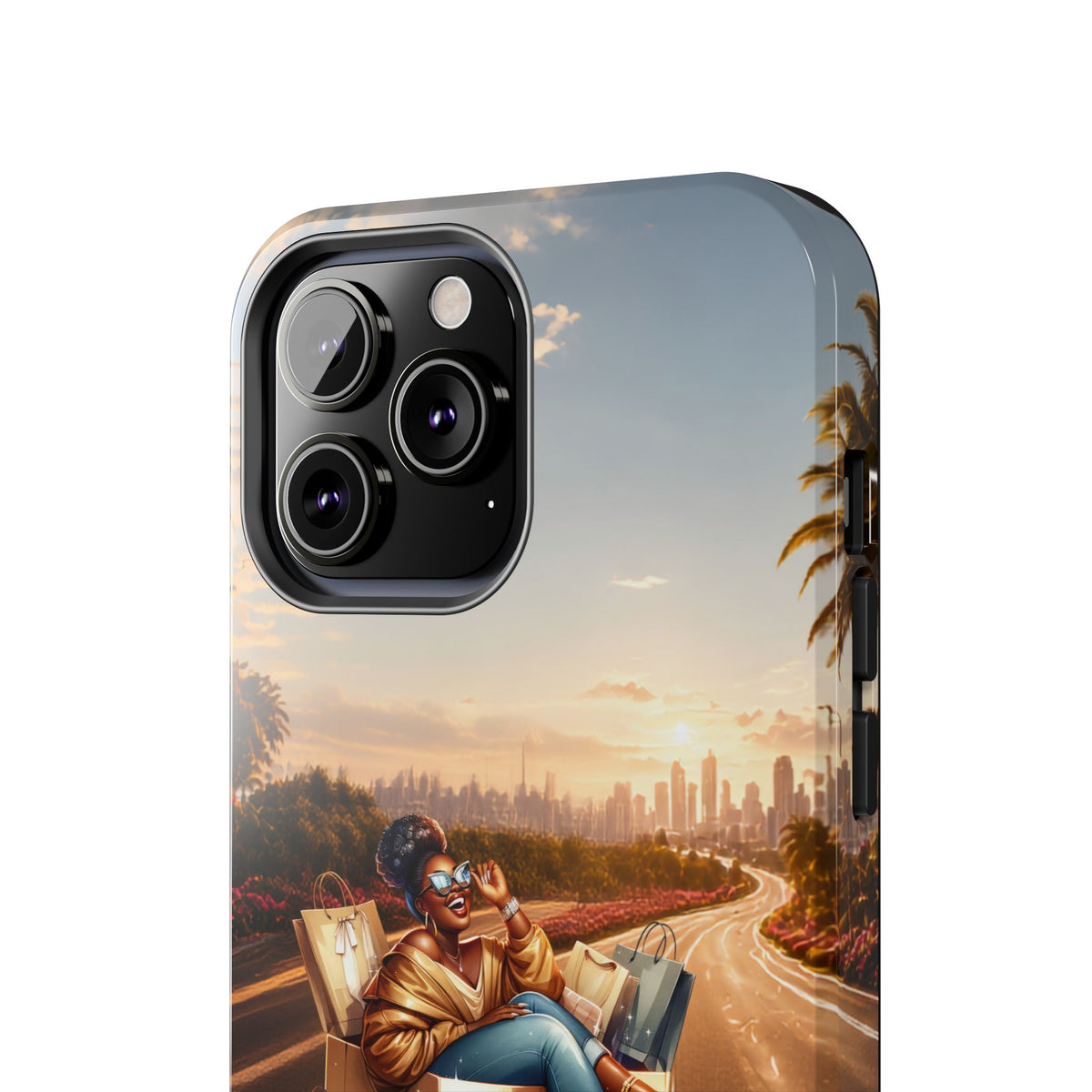Sunset Roadtrip Tough Phone Case — Relaxed Traveler Design