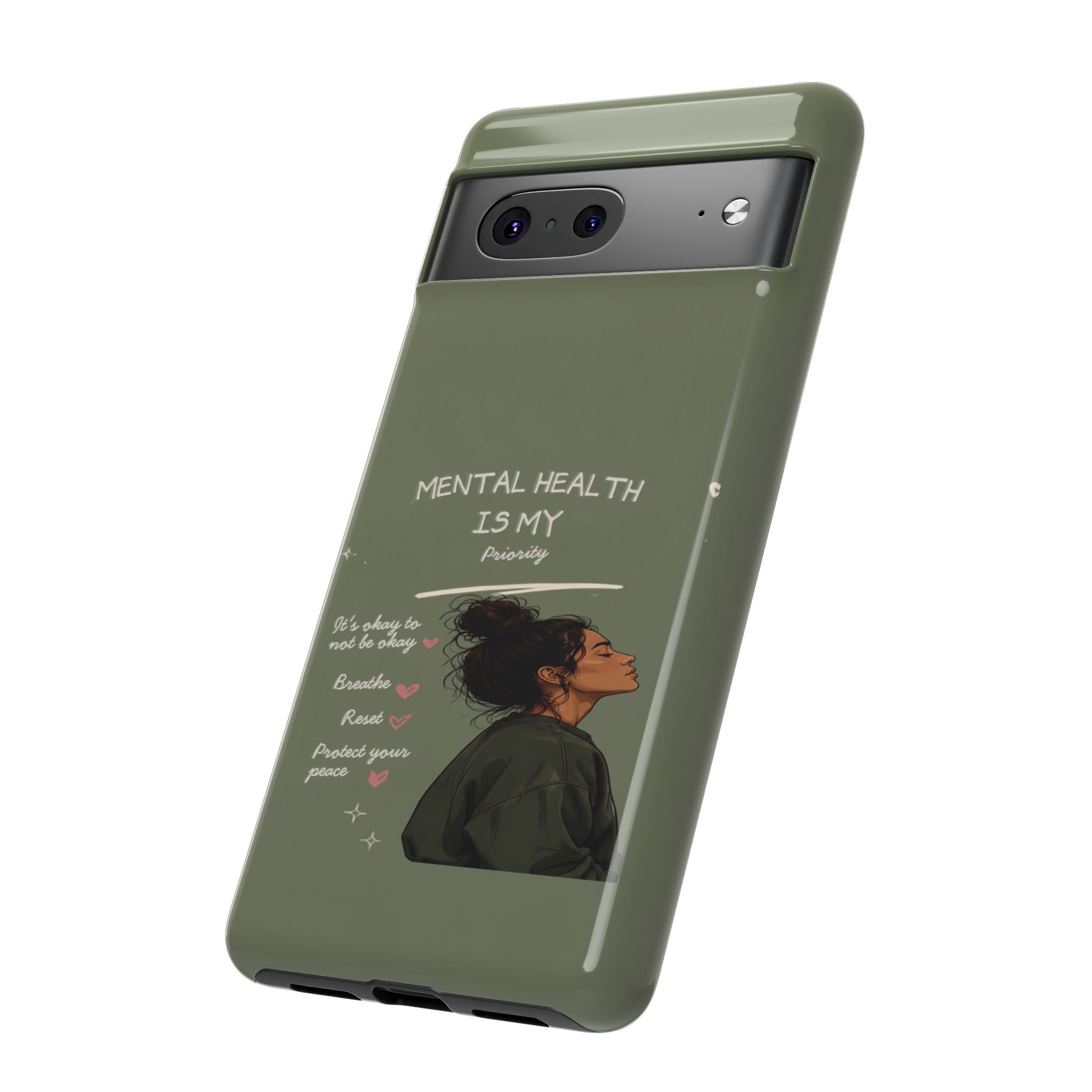 Mental Health Is My Priority Phone Case — Inspirational Protective iPhone Cover