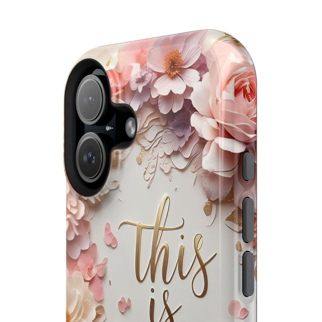 Floral "This Is Me" Phone Case — Impact-Resistant Floral Protective Cover