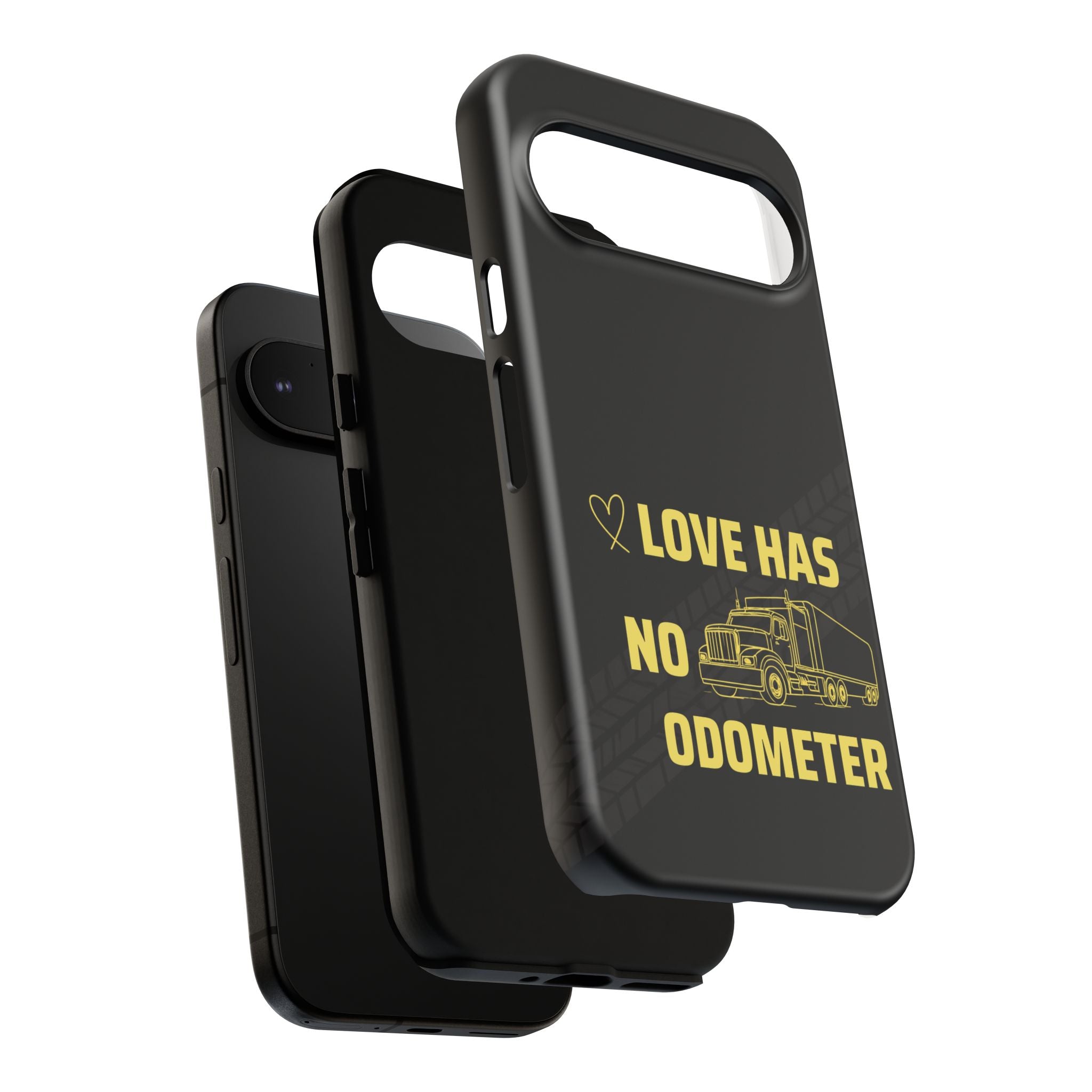 Love Has No Odometer Phone Case — Trucker Romance Protective Cover
