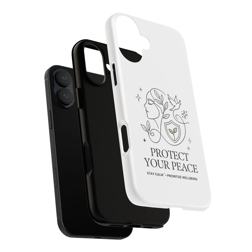 Protect Your Peace Phone Case – Minimalist Wellness iPhone Cover