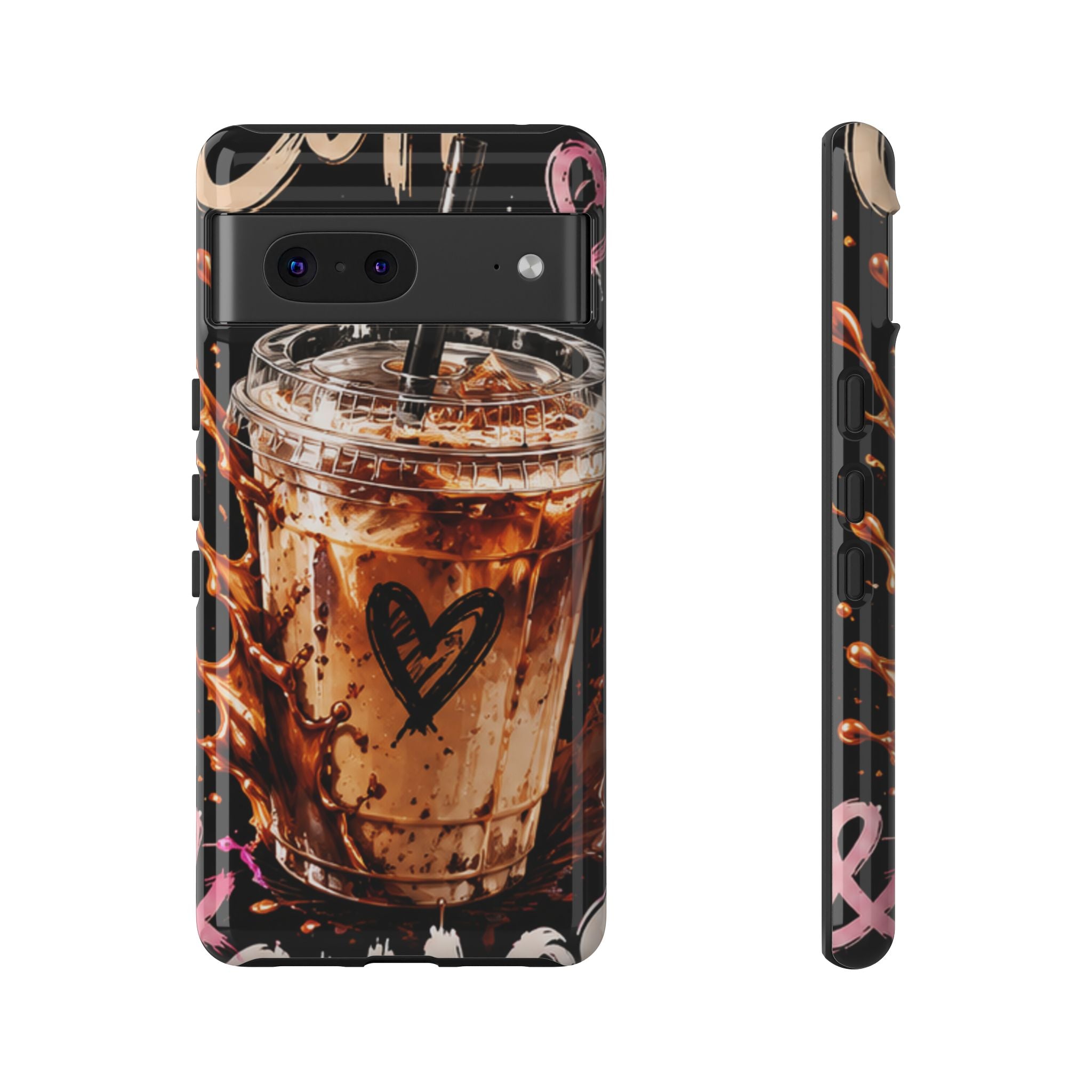 Iced Coffee Phone Case – 'Iced Coffee latte: Stylish Protective Case