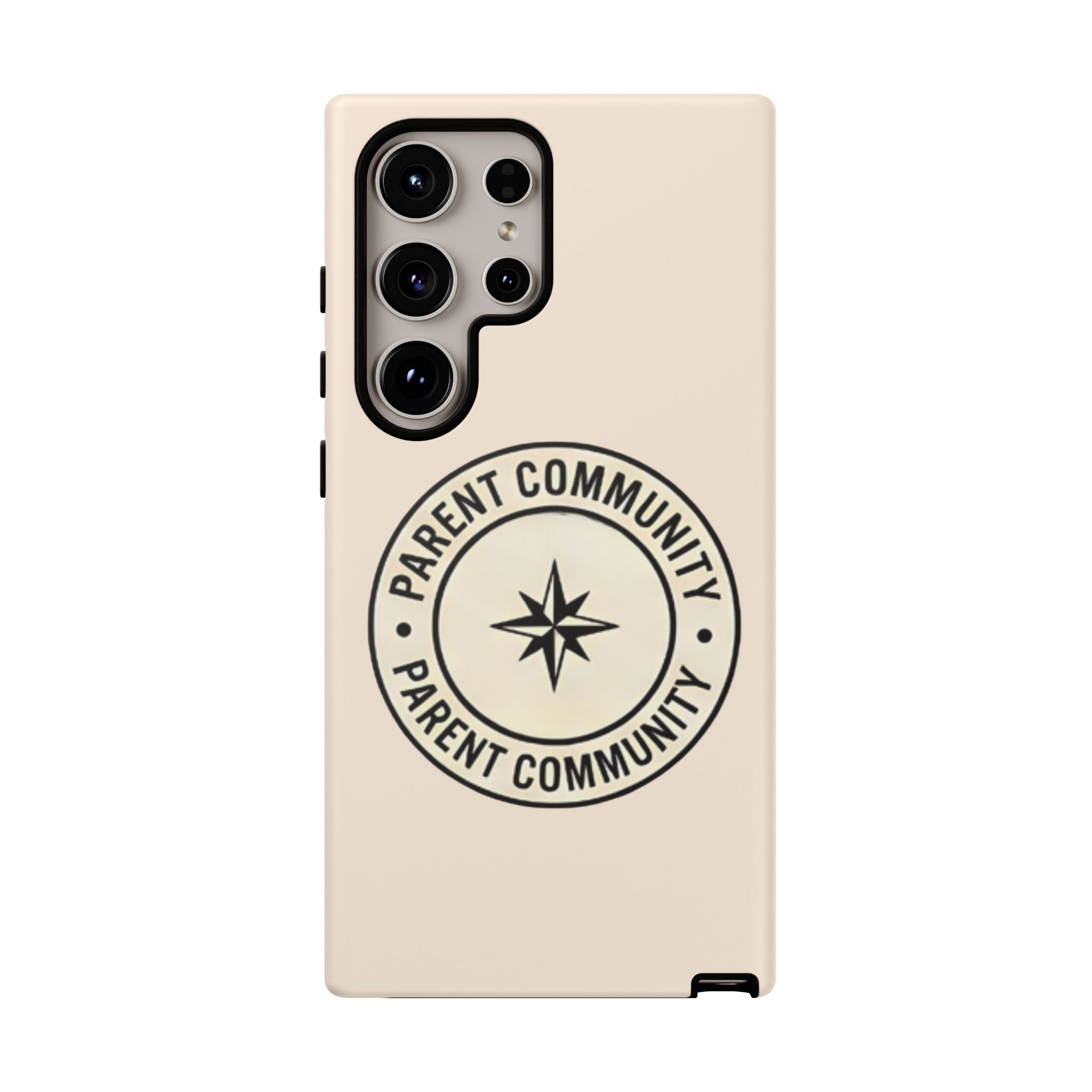 Parent Community Tough Phone Case — Durable Compass Logo Protective Cover