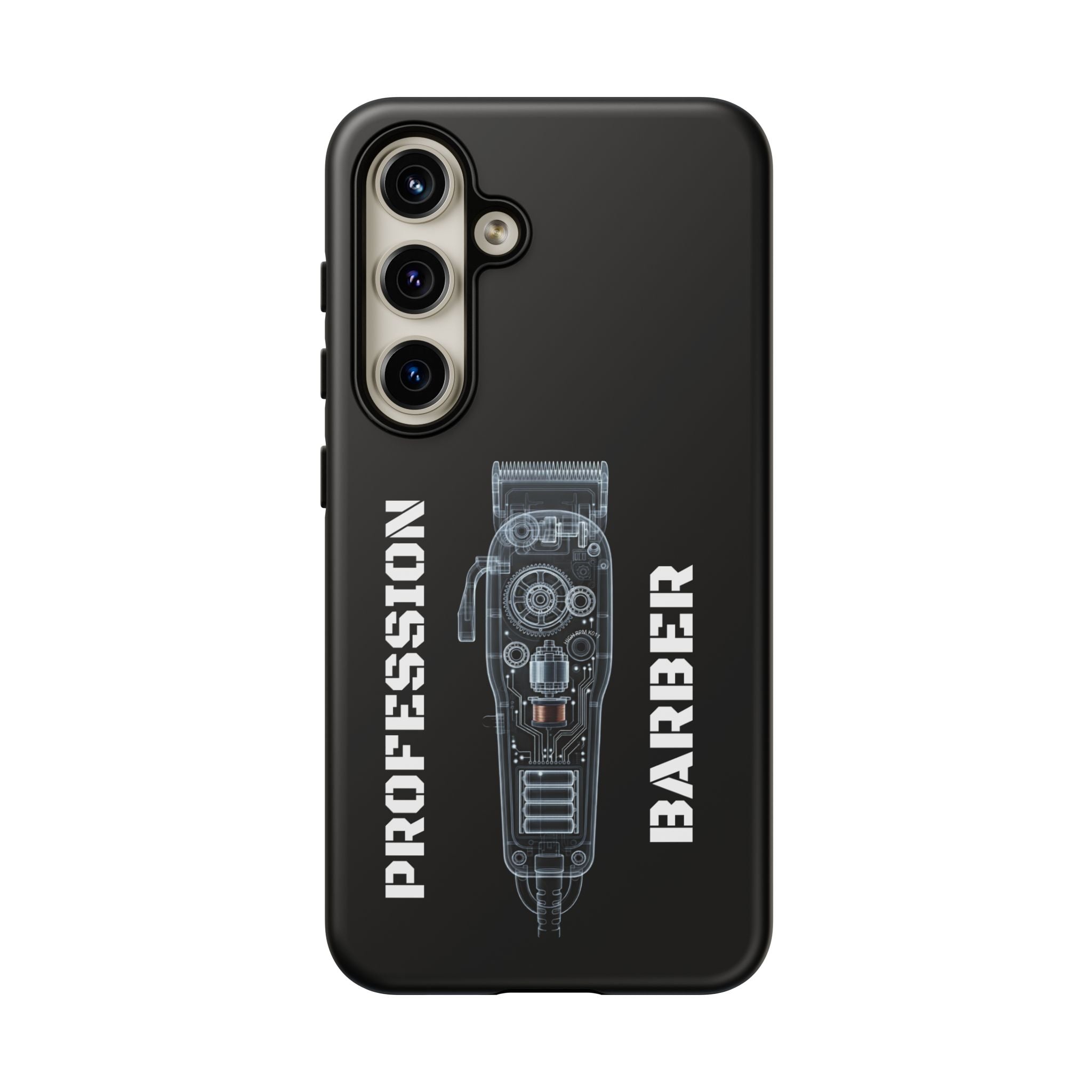 Barber Clip Cord X‑Ray Tough Phone Case – Professional Barber Gift