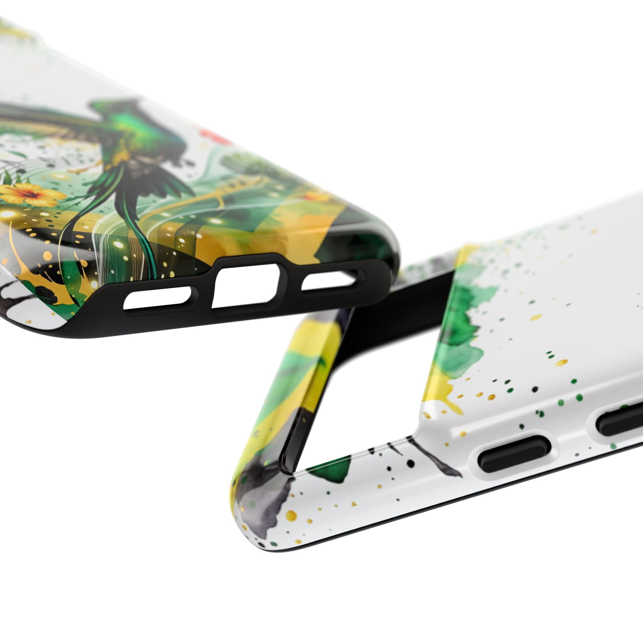 Hummingbird Jamaica Tough Phone Case – Tropical Floral Protective Cover