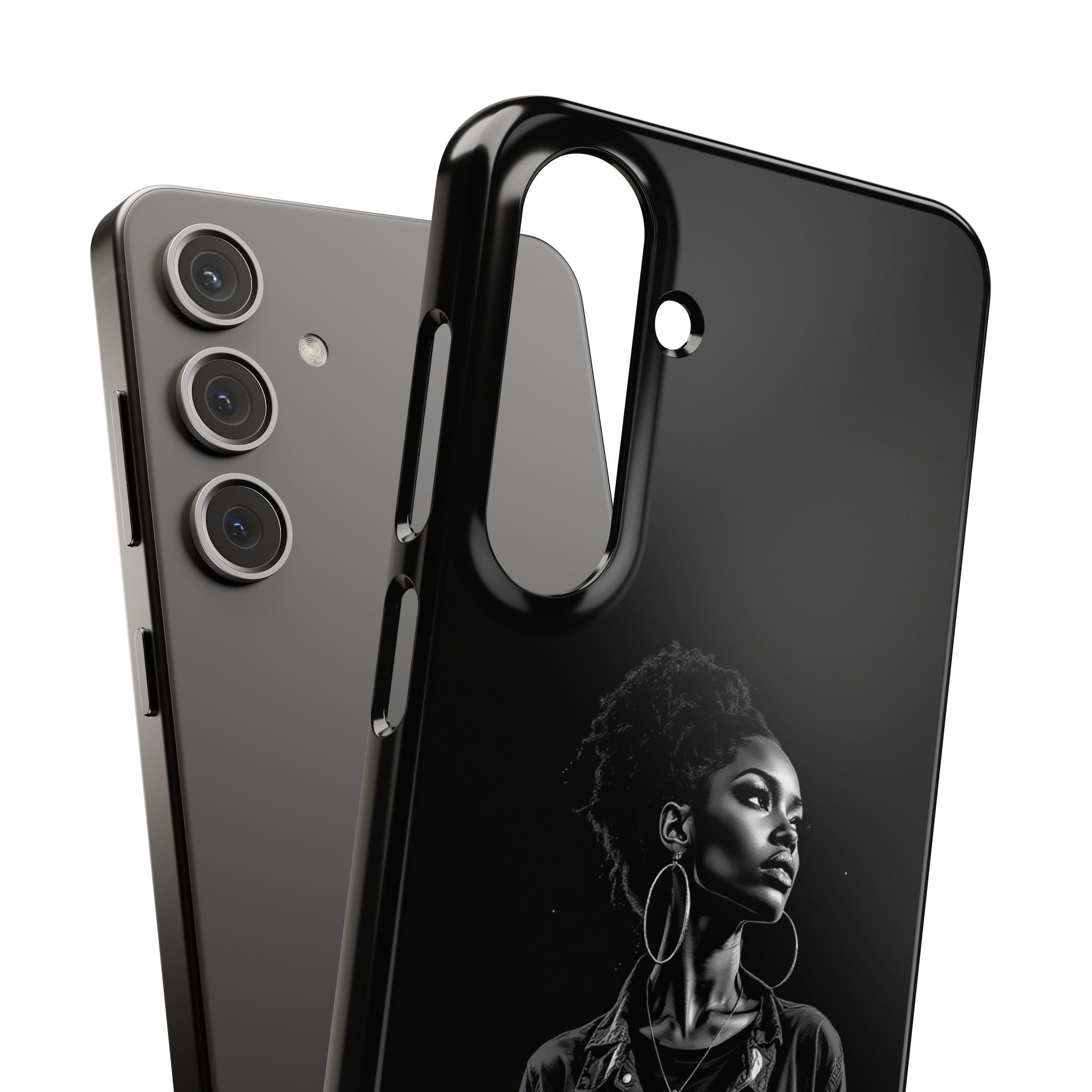 Phone Case — "Long Haul Loyalty" Black Portrait Snap Case