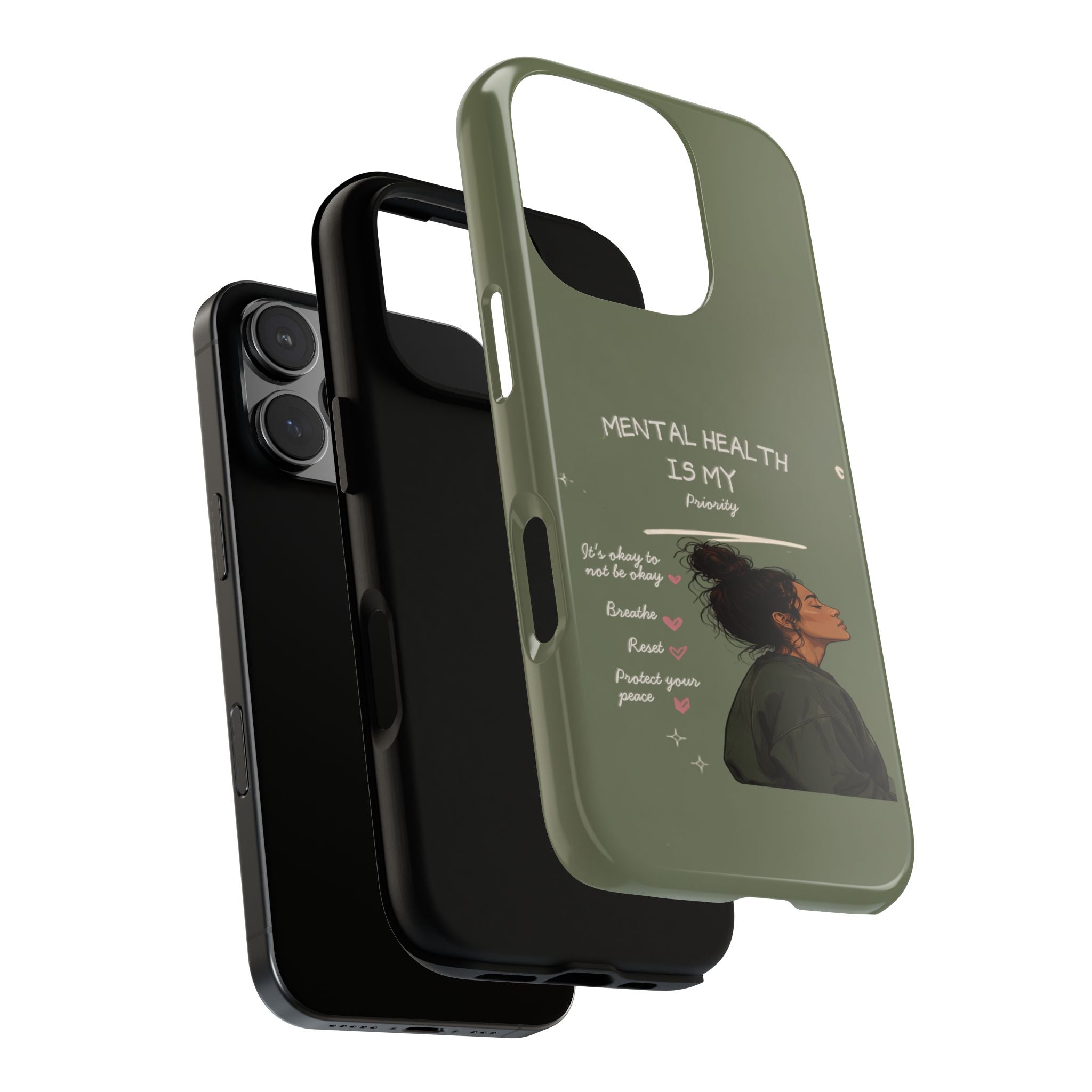 Mental Health Is My Priority Phone Case — Inspirational Protective iPhone Cover