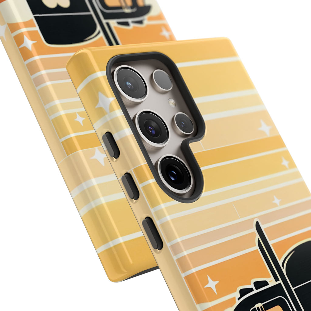 Trucker Heart Phone Case — Retro Semi Truck Protective Phone Cover