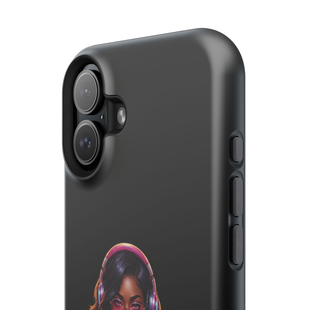 Gamer Girl Cyber Armor Phone Case — Impact‑Resistant Protective Cover