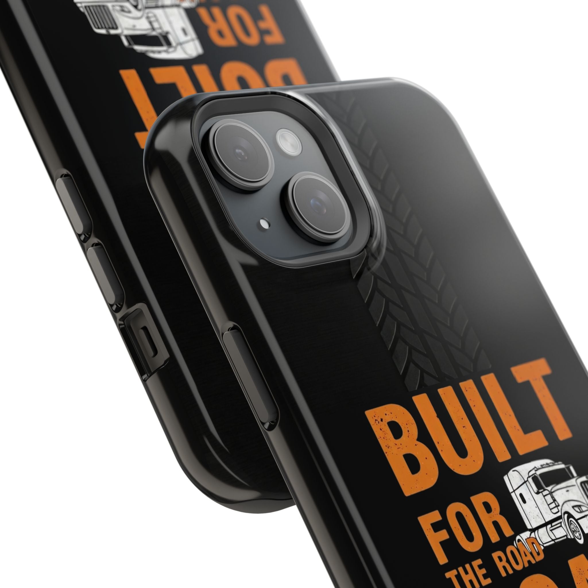 Phone Case — "Built for the Road" Truck Tire-Track Impact-Resistant Case
