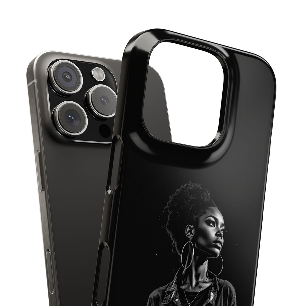 Phone Case — "Long Haul Loyalty" Black Portrait Snap Case