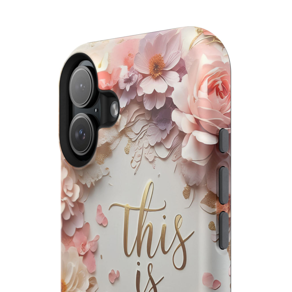 Floral "This Is Me" Phone Case — Impact-Resistant Floral Protective Cover