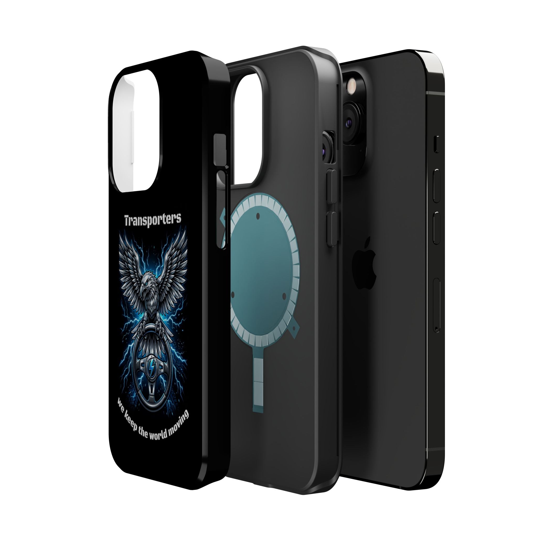 Electric Raven Magnetic Phone Case — Impact‑Resistant Protective Cover