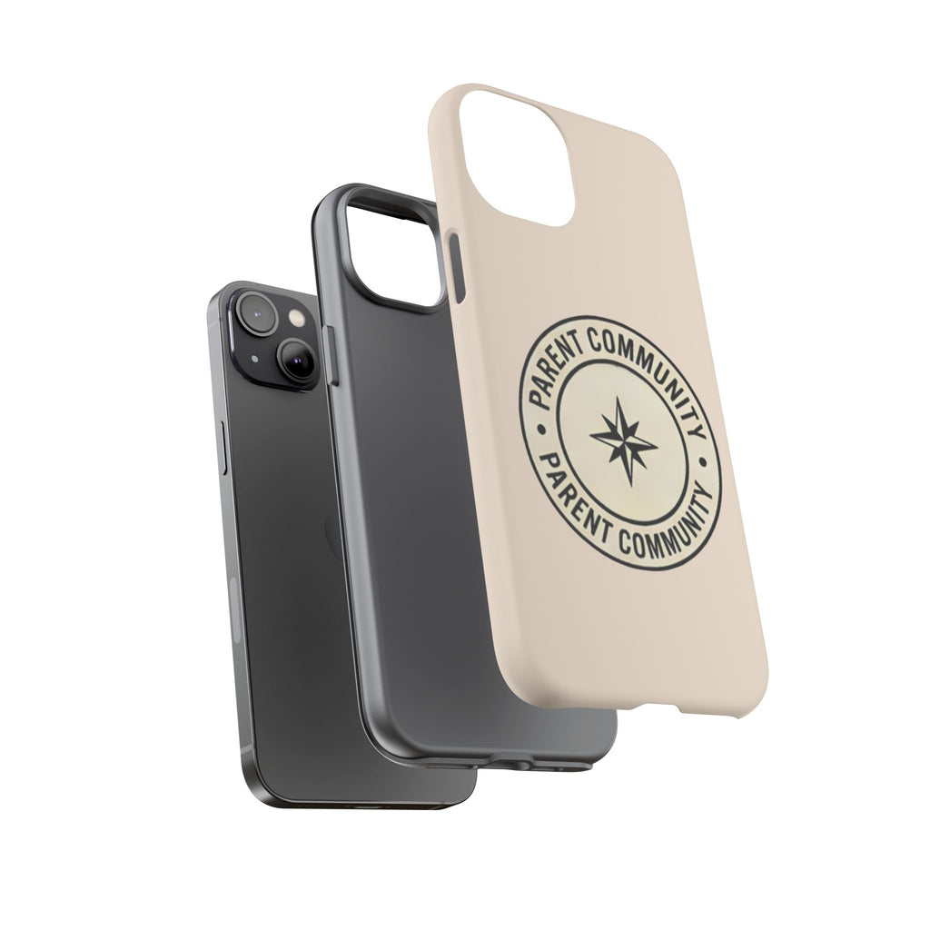 Parent Community Tough Phone Case — Durable Compass Logo Protective Cover