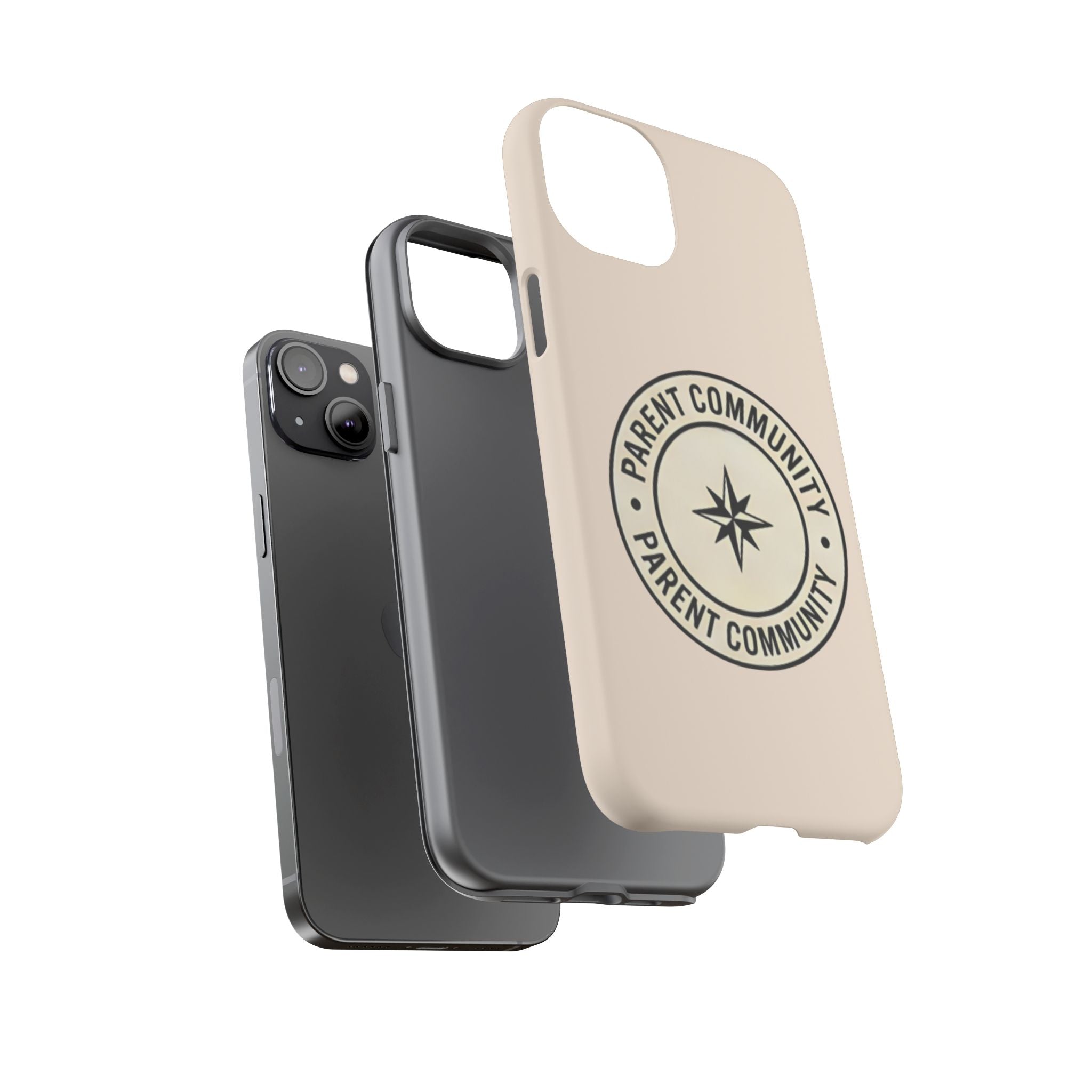 Parent Community Tough Phone Case — Durable Compass Logo Protective Cover