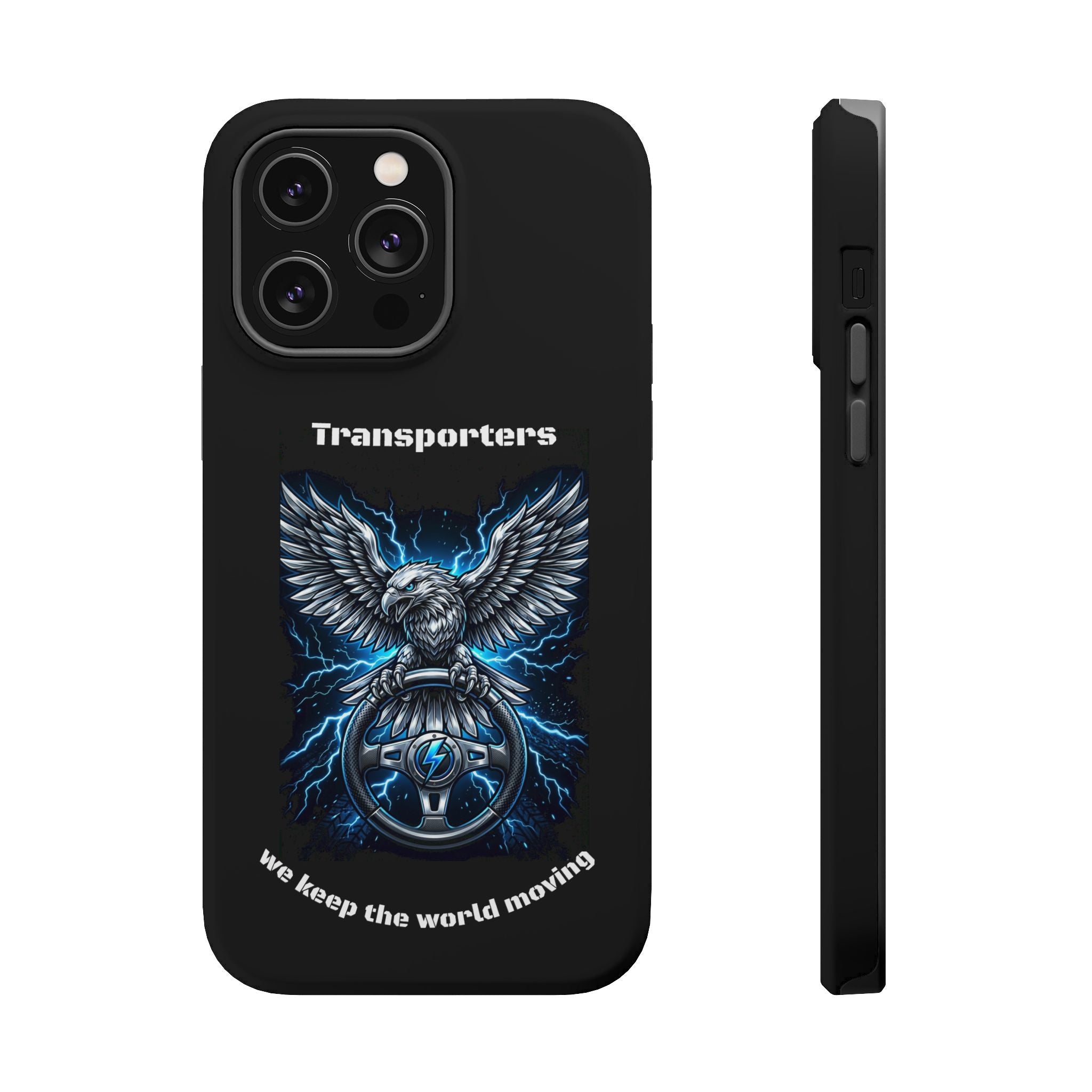Electric Raven Magnetic Phone Case — Impact‑Resistant Protective Cover