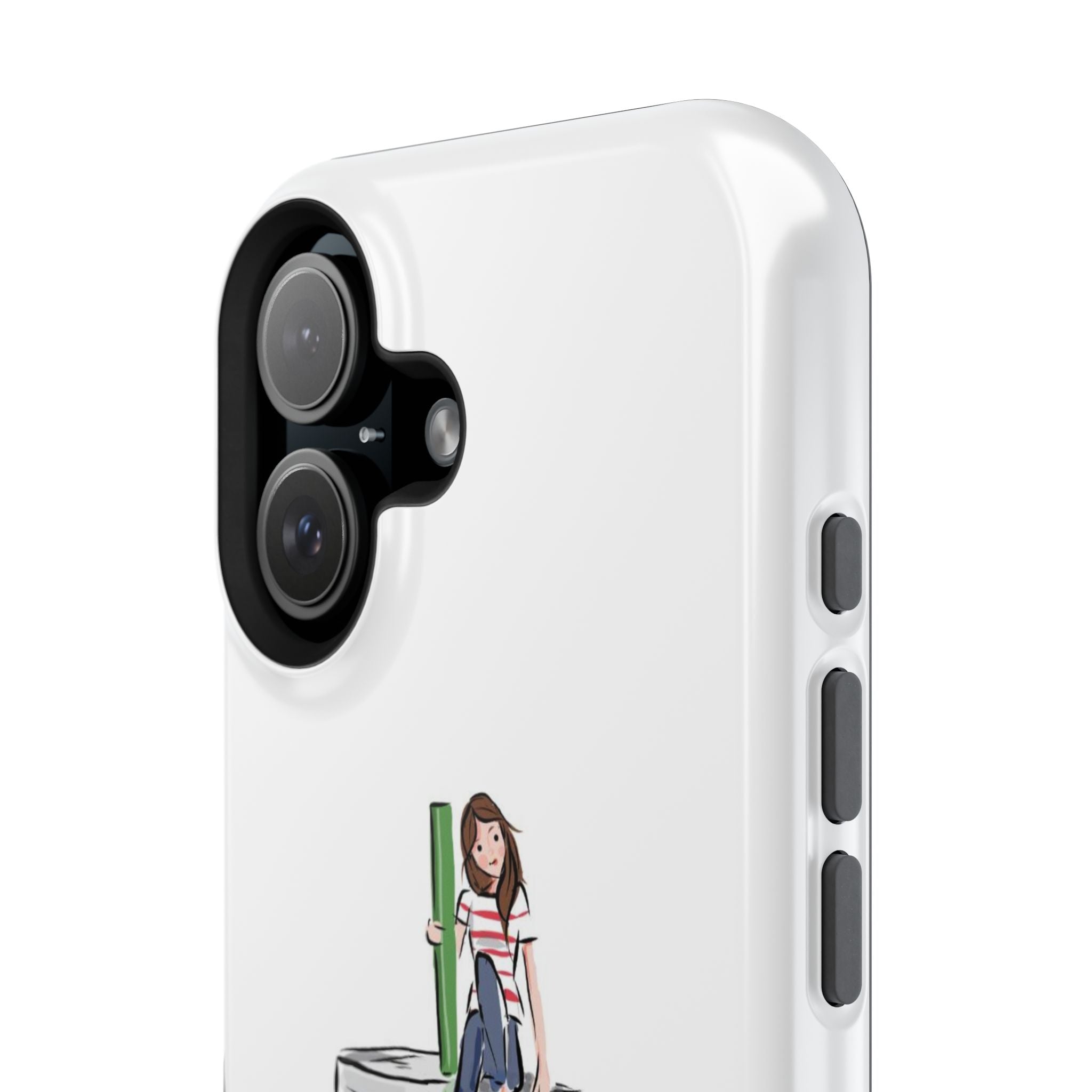 Iced Coffee & Me Phone Case — Cute Illustration 'Emotional Support Iced Coffee' Impact-Resistant Case
