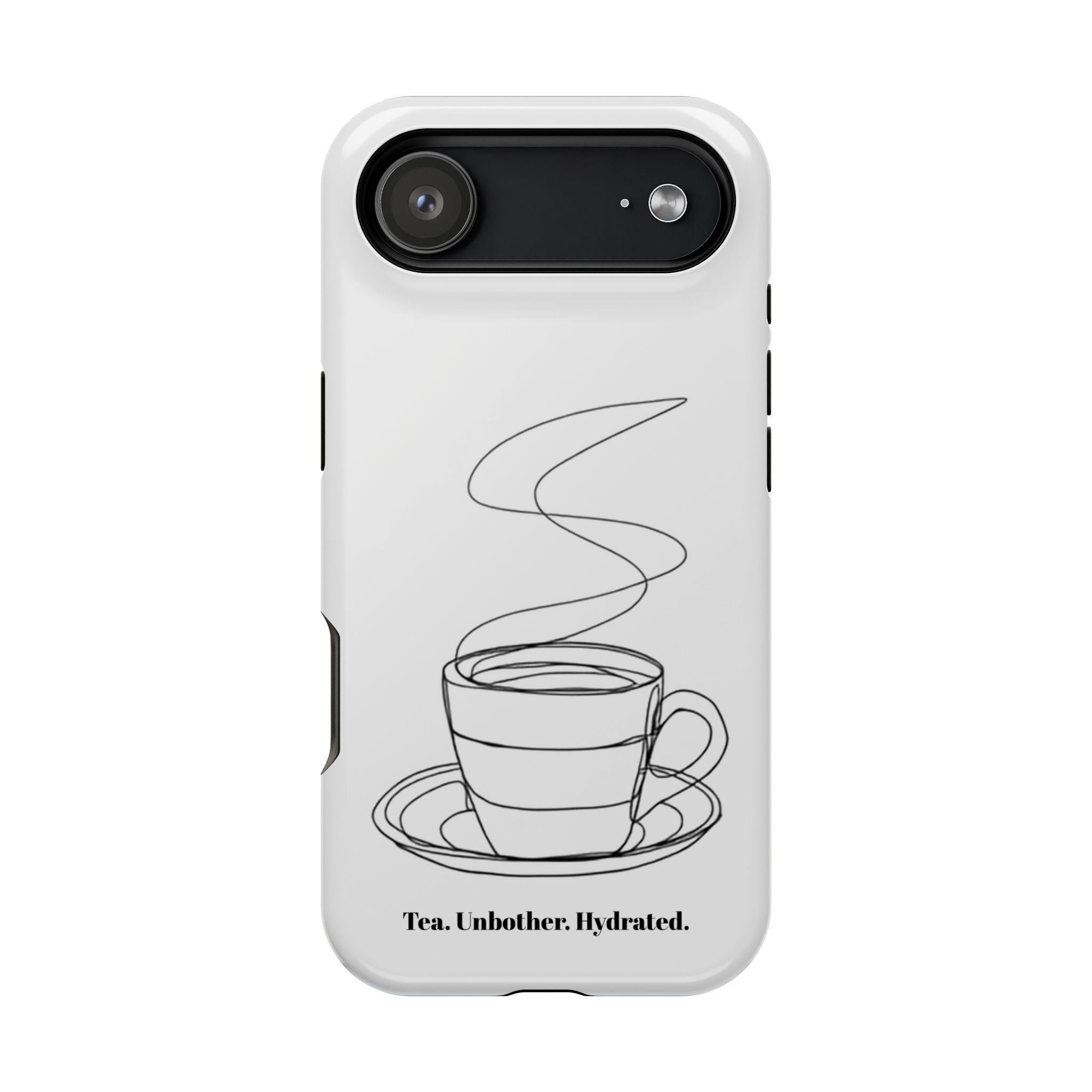 Tea Unbothered Hydrated Phone Case — Impact-Resistant