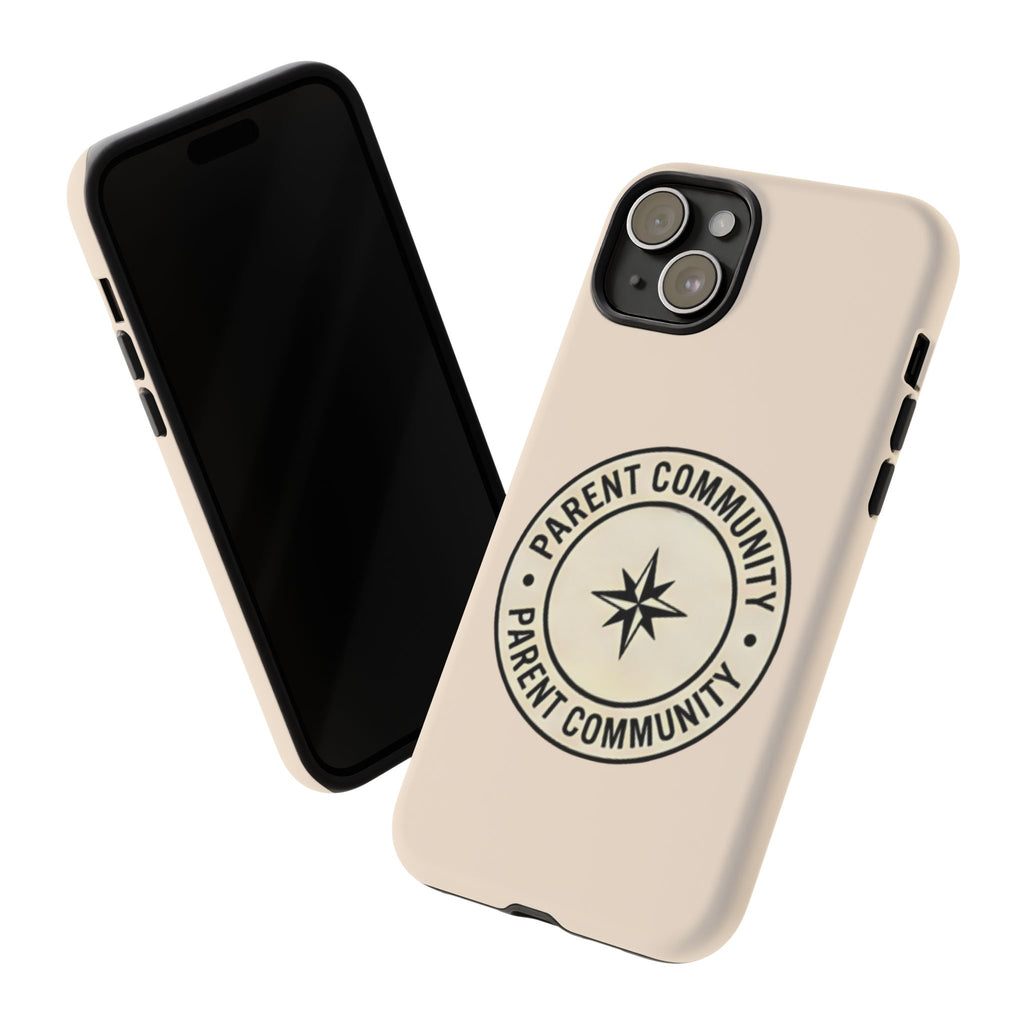 Parent Community Tough Phone Case — Durable Compass Logo Protective Cover