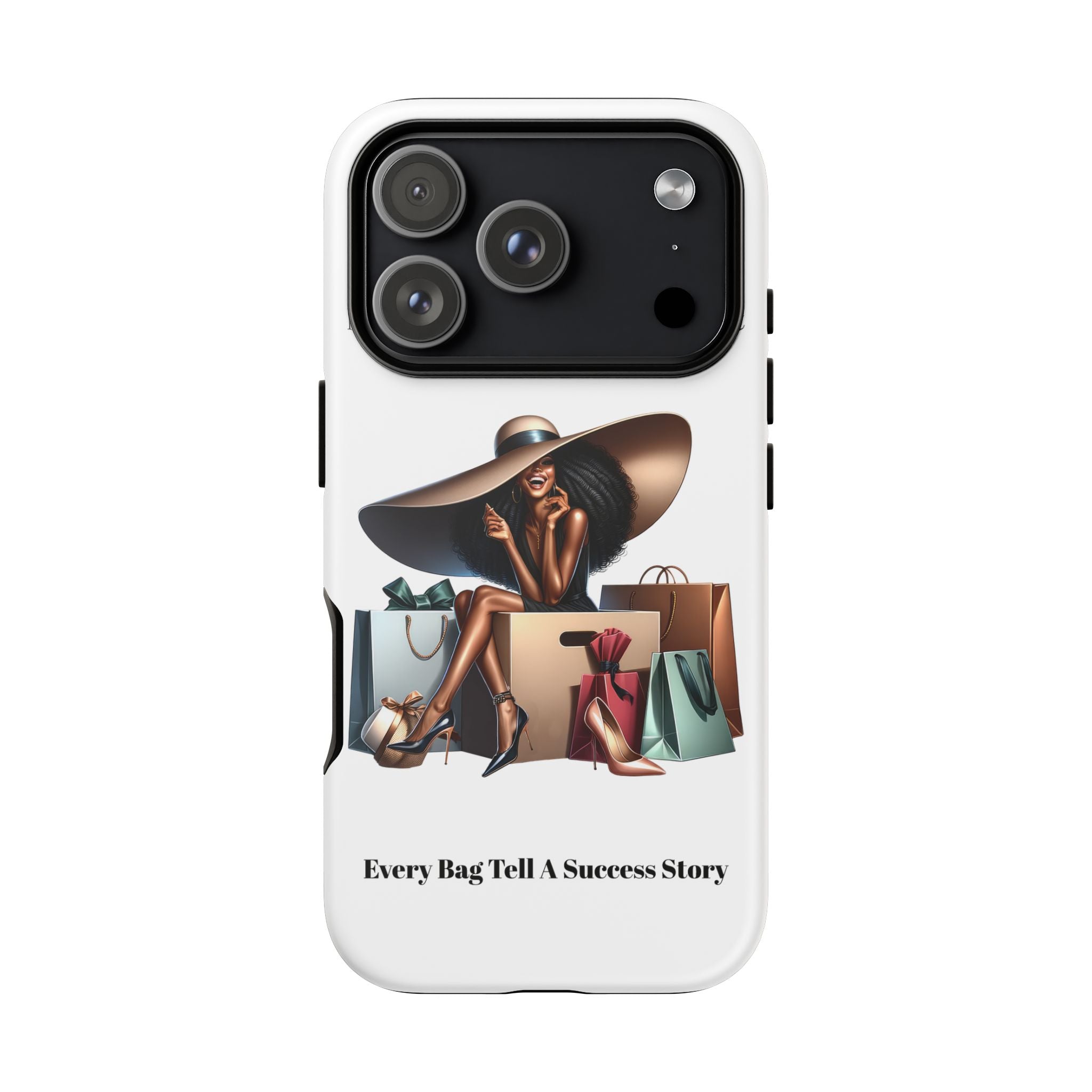 Phone Case - "Manifest It. Earn It. Wear It." Chic Shopper Design