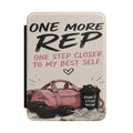 One More Rep Kindle Case — Motivational Fitness Cover ("One Step Closer to My Best Self")