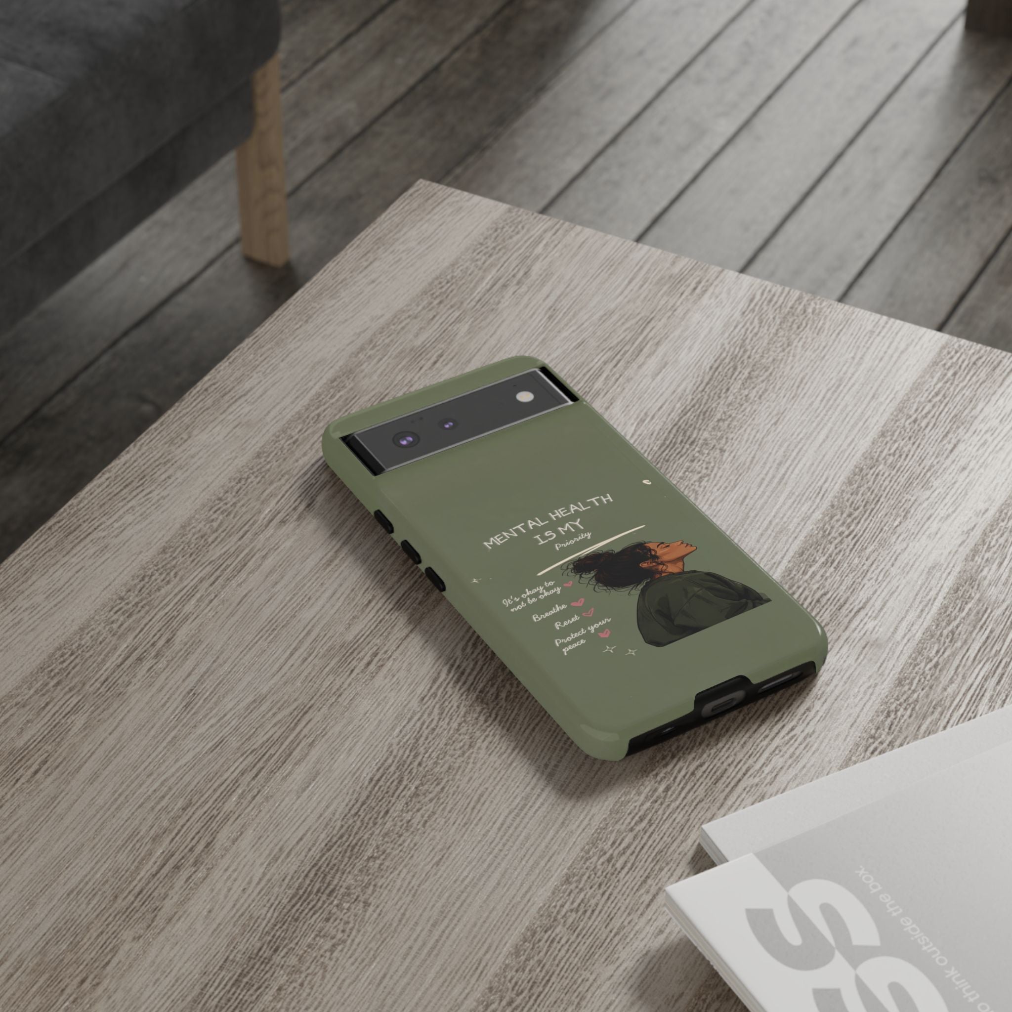 Mental Health Is My Priority Phone Case — Inspirational Protective iPhone Cover