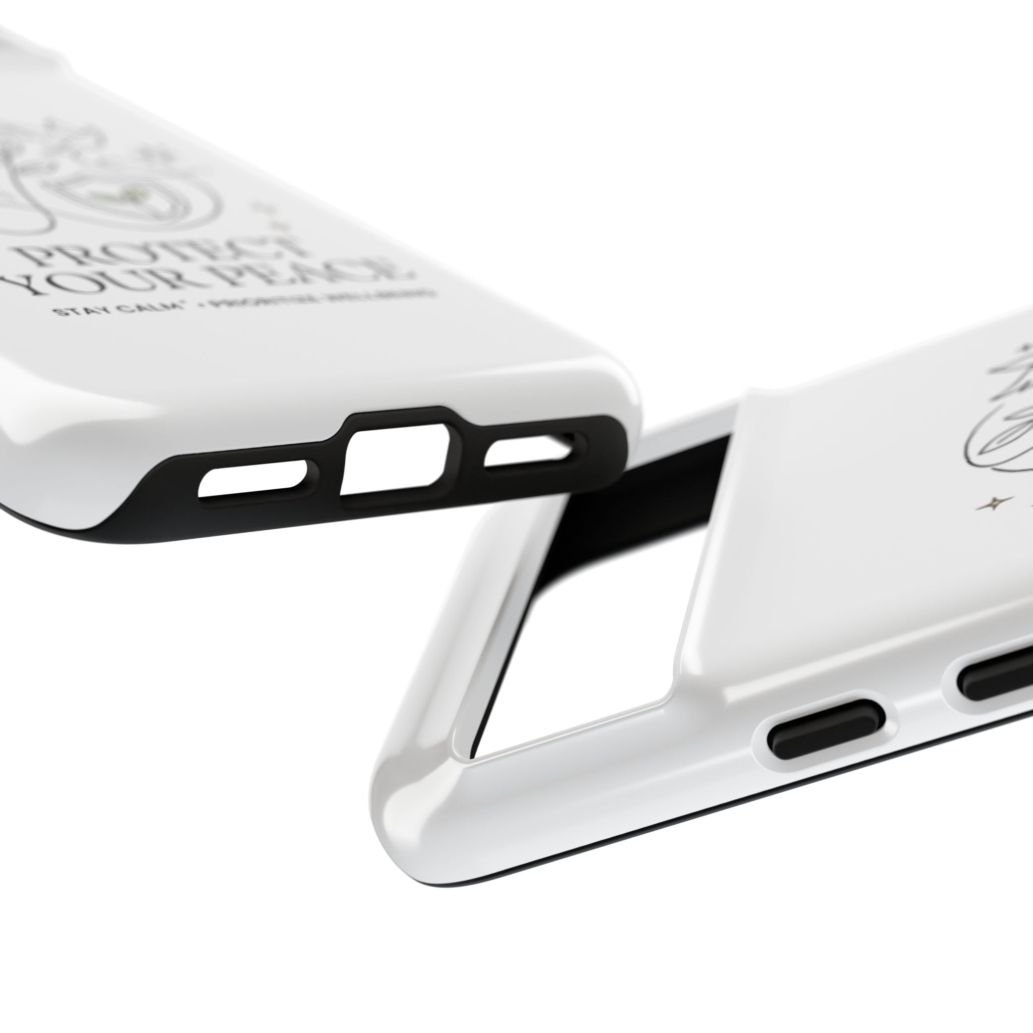 Protect Your Peace Phone Case – Minimalist Wellness iPhone Cover