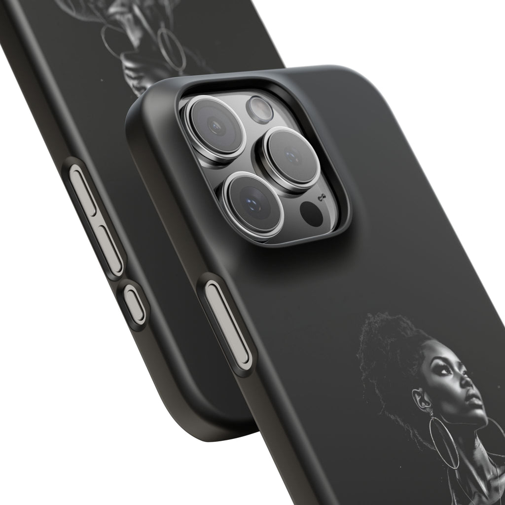 Phone Case — "Long Haul Loyalty" Black Portrait Snap Case