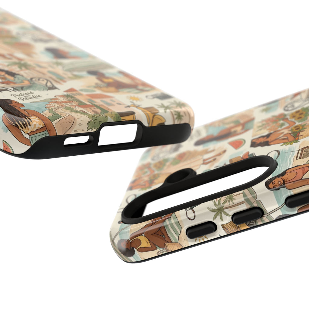 Tropical Vacation Phone Case — Vintage Beach Women Pattern