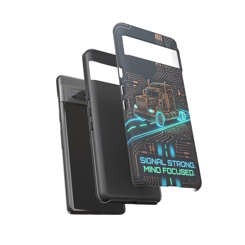 Truck Driver Gamer Phone Case — “Real Life. No Pause Button.”