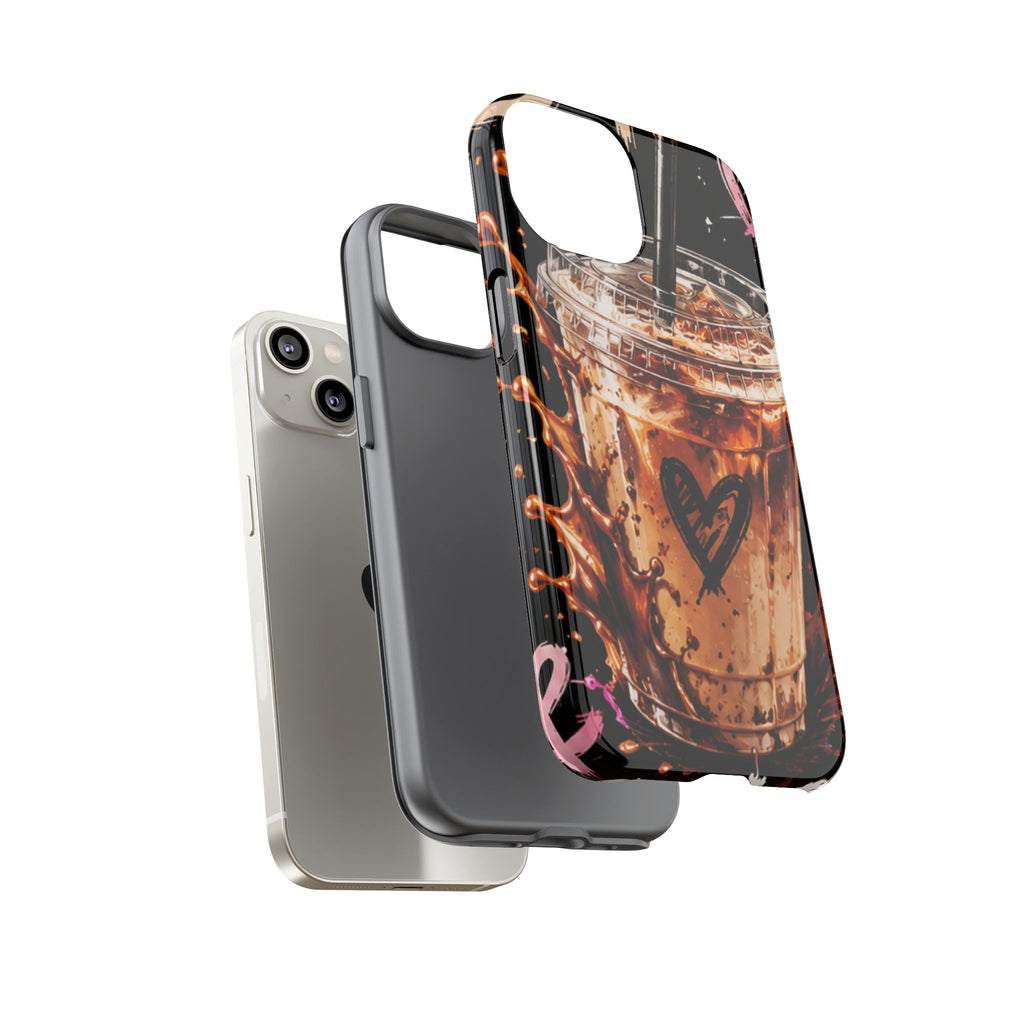 Iced Coffee Phone Case – 'Iced Coffee latte: Stylish Protective Case