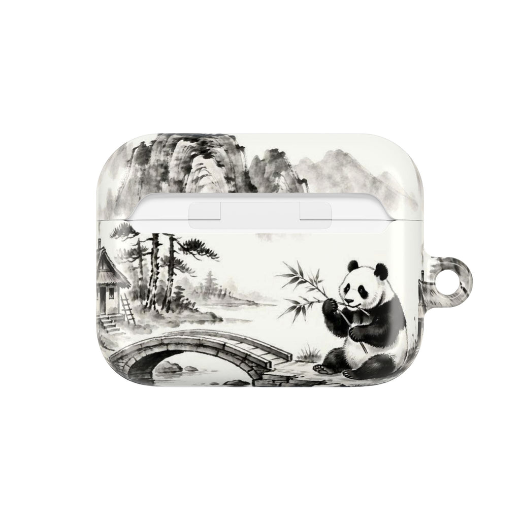 Panda Bamboo Landscape AirPod Case