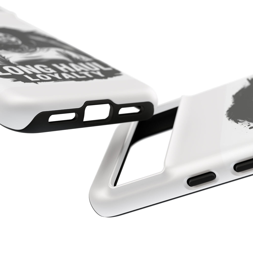 Phone Case — "Long Haul Loyalty" Black & White Portrait Protective Case