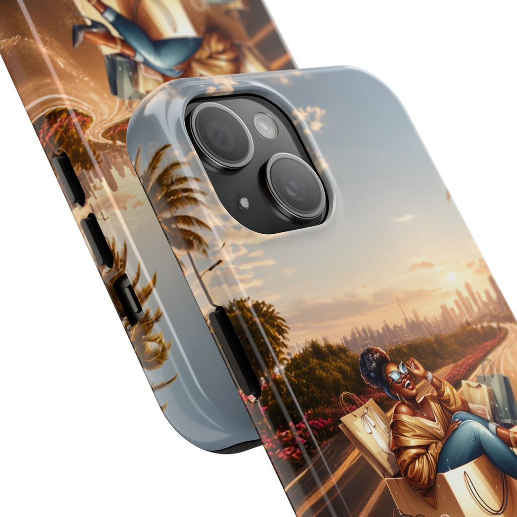Sunset Roadtrip Tough Phone Case — Relaxed Traveler Design