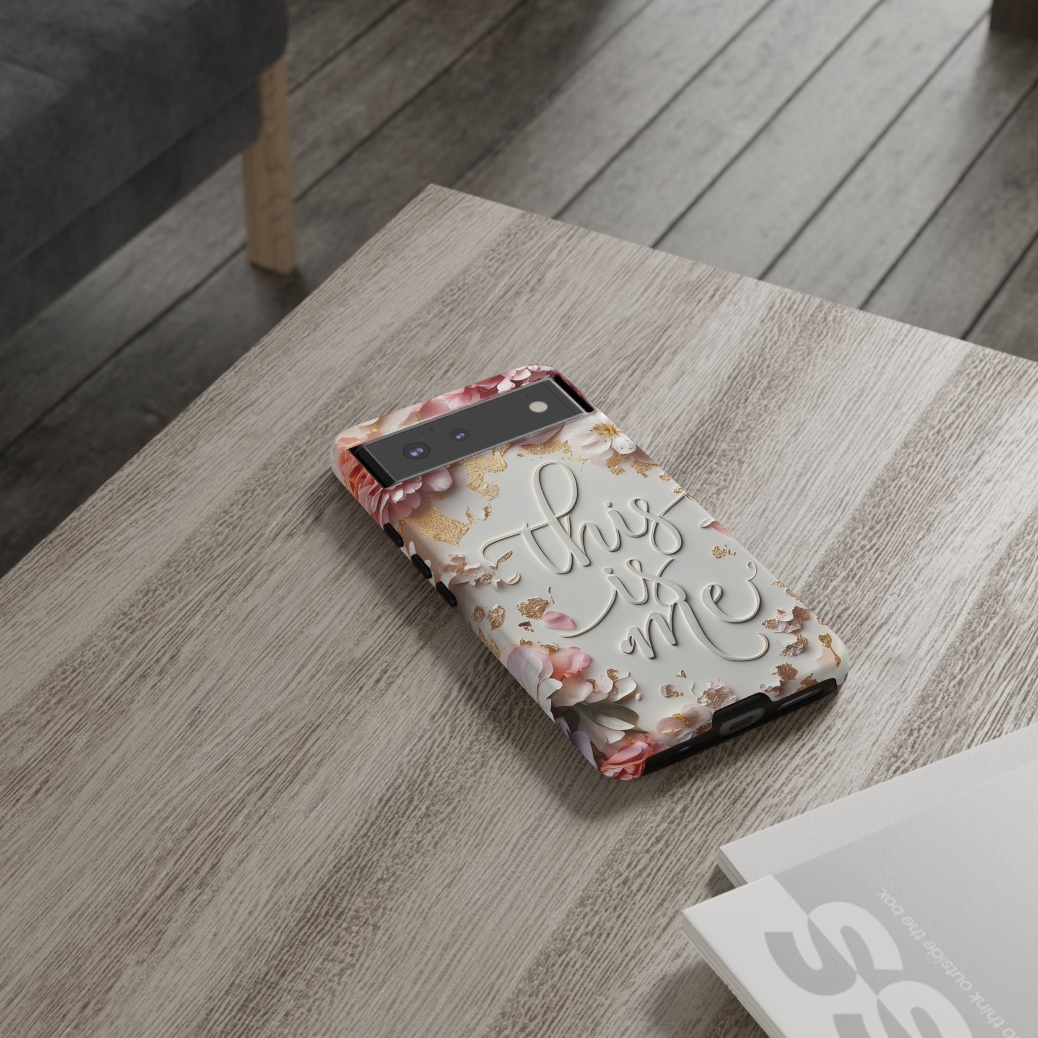 Phone Case — "This Is Me" Floral Tough Case