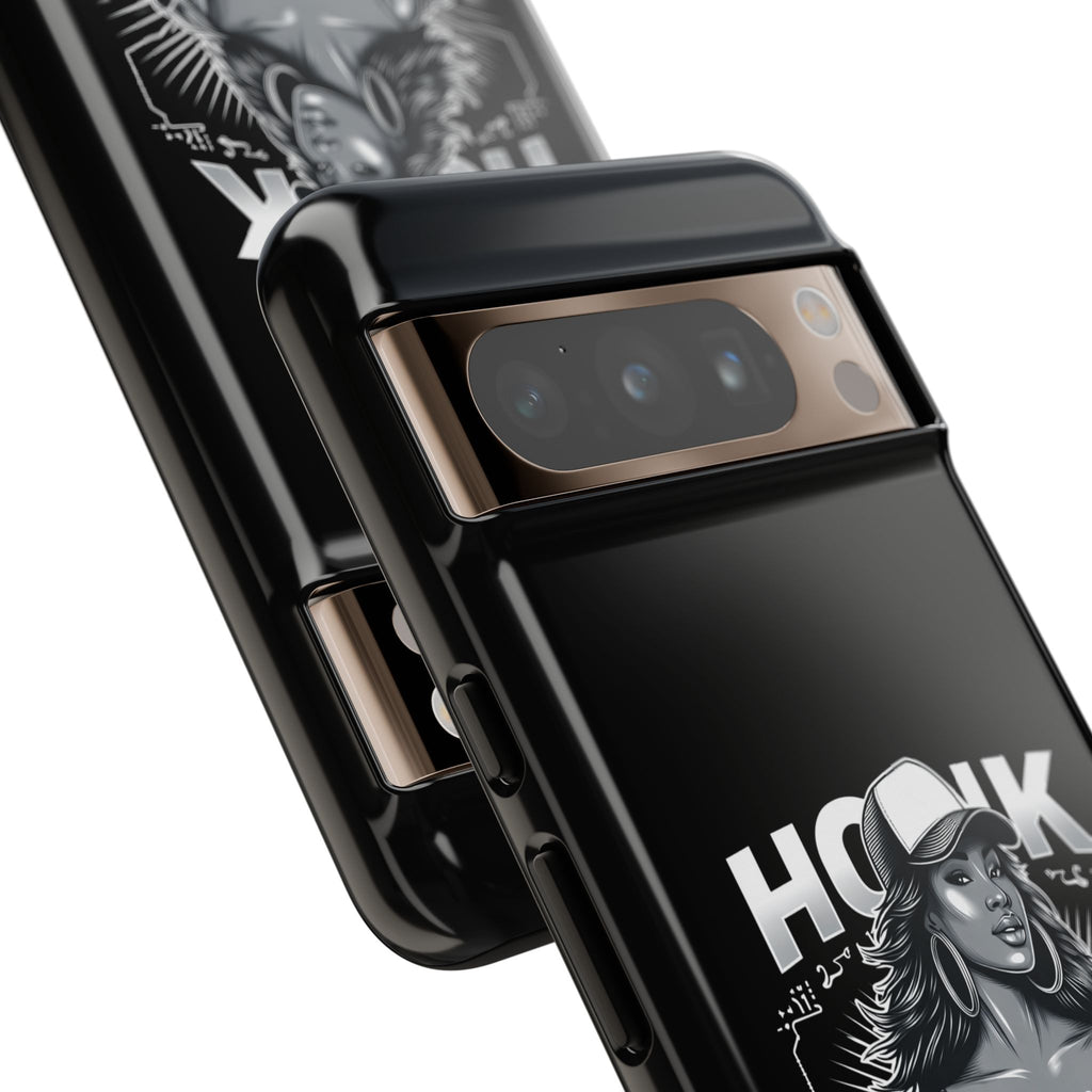 Phone Case — 'Honk' Trucker Girl Retro Semi Truck Protective Case