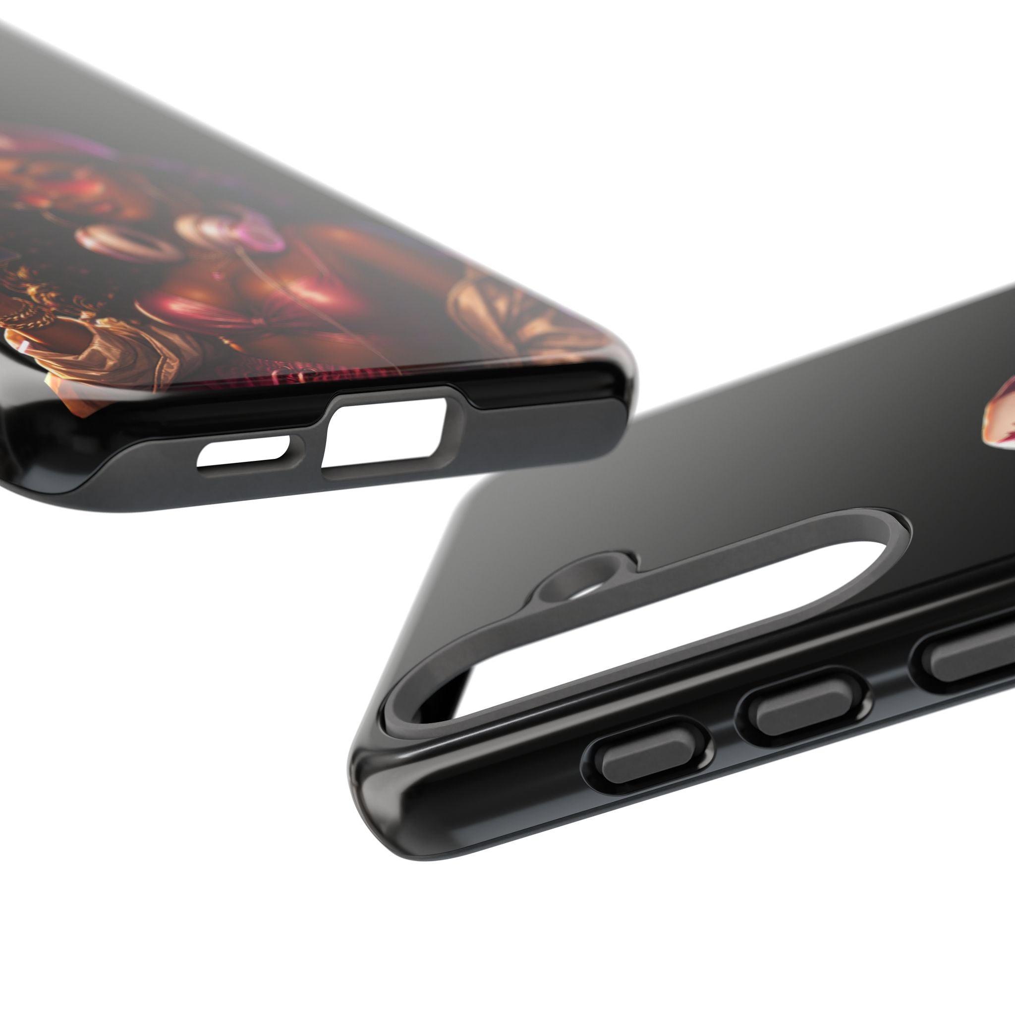 Phone Case — Stylish Urban Woman Design with Maple Cap