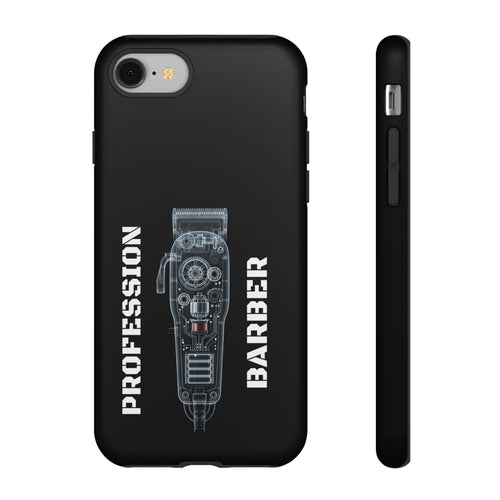 Barber Clip Cord X‑Ray Tough Phone Case – Professional Barber Gift