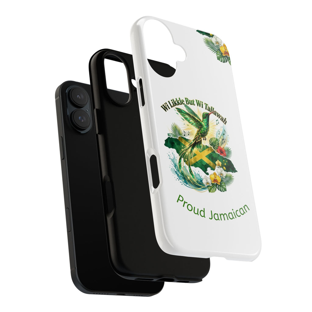 Jamaica Hummingbird Phone Case — “Wi Likkle But Wi Tallawah” Tropical Protective Cover