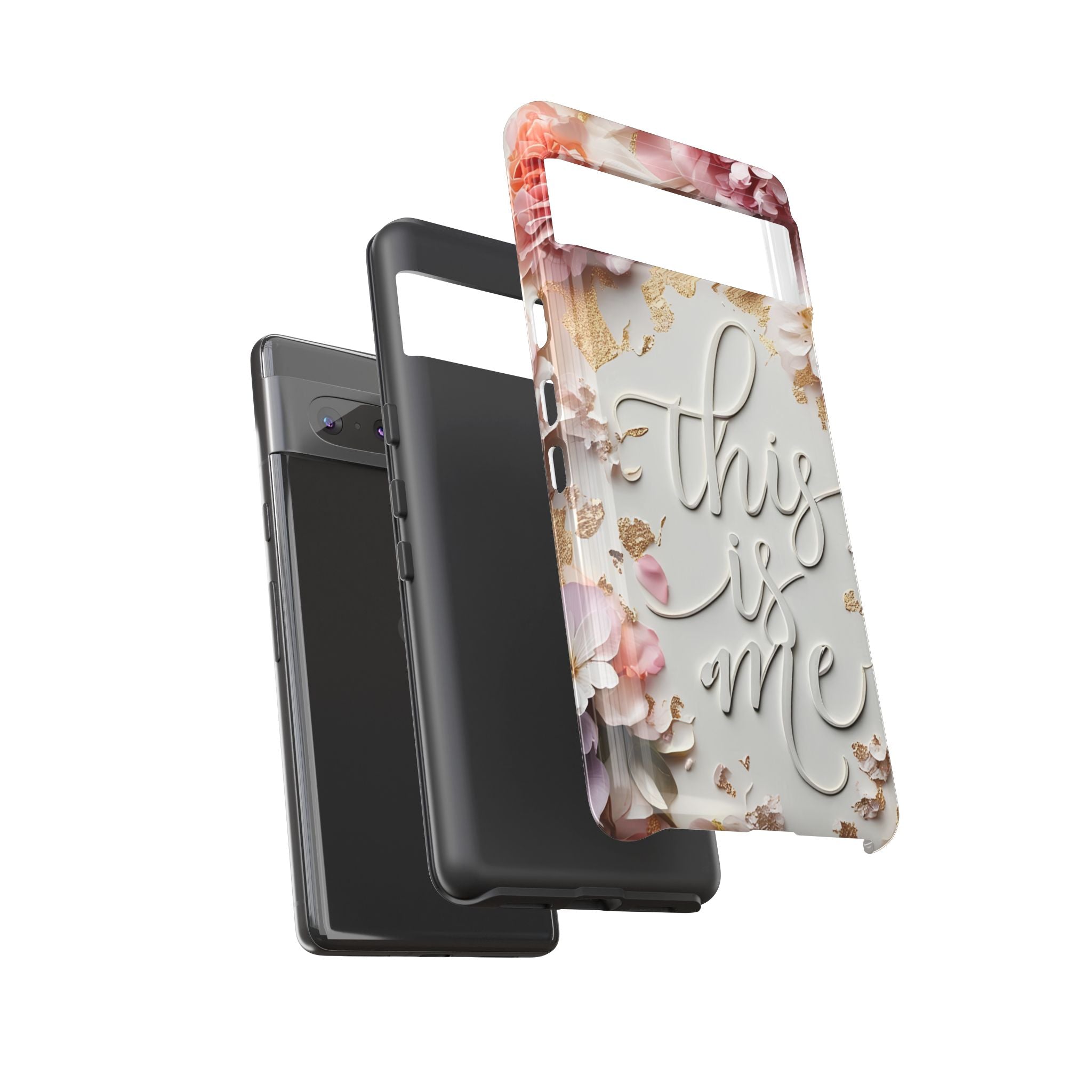 Phone Case — "This Is Me" Floral Tough Case
