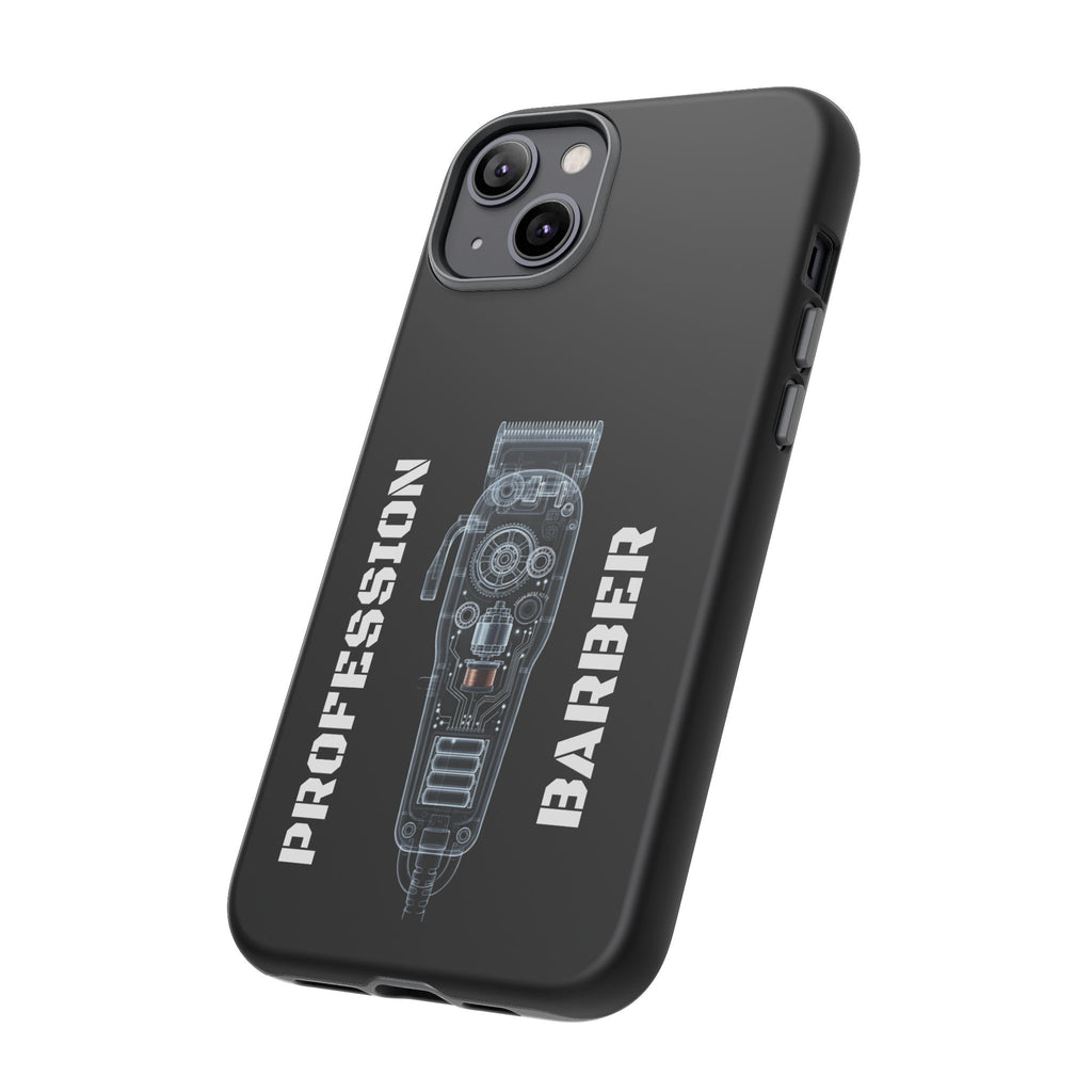 Barber Clip Cord X‑Ray Tough Phone Case – Professional Barber Gift