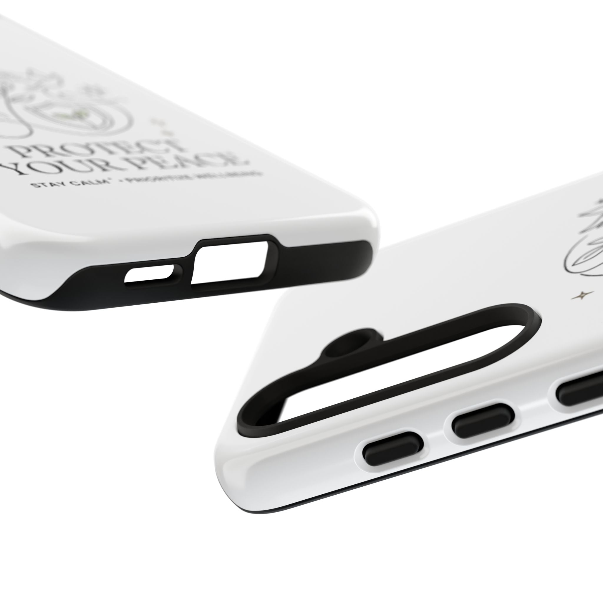 Protect Your Peace Phone Case – Minimalist Wellness iPhone Cover