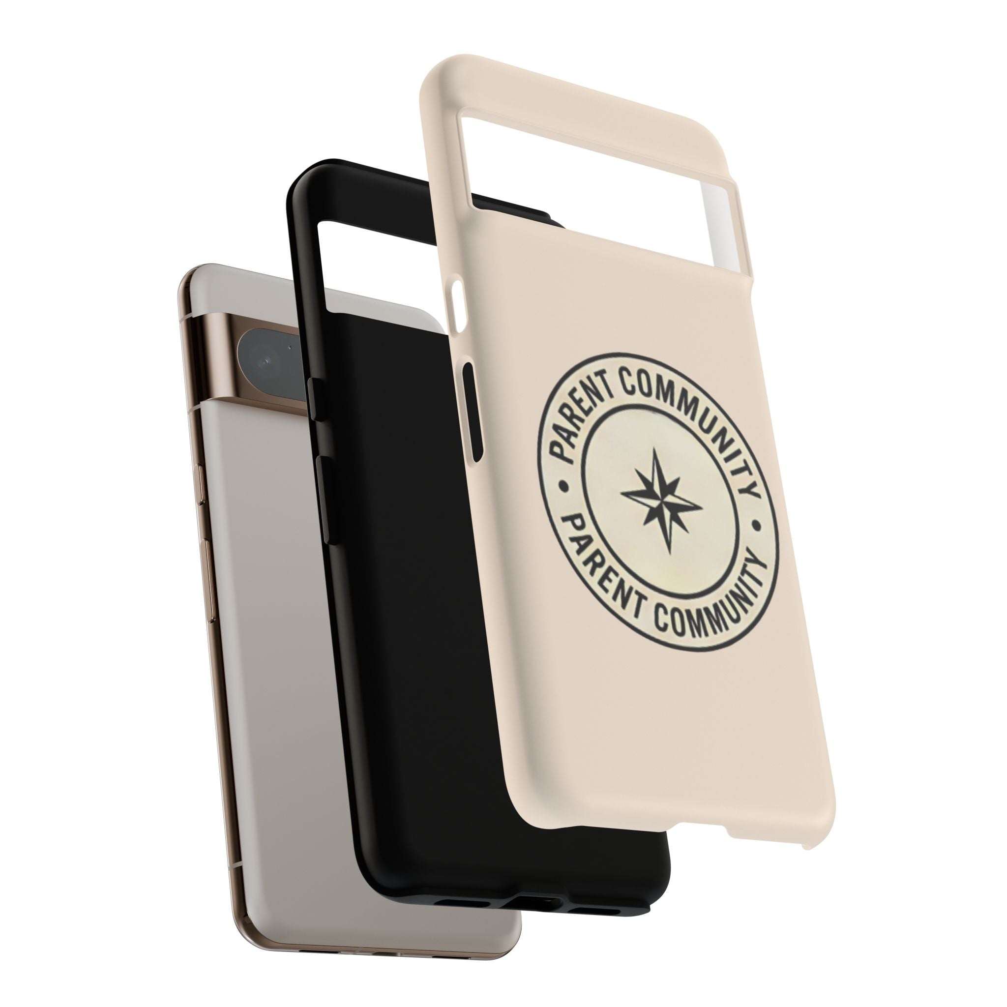 Parent Community Tough Phone Case — Durable Compass Logo Protective Cover