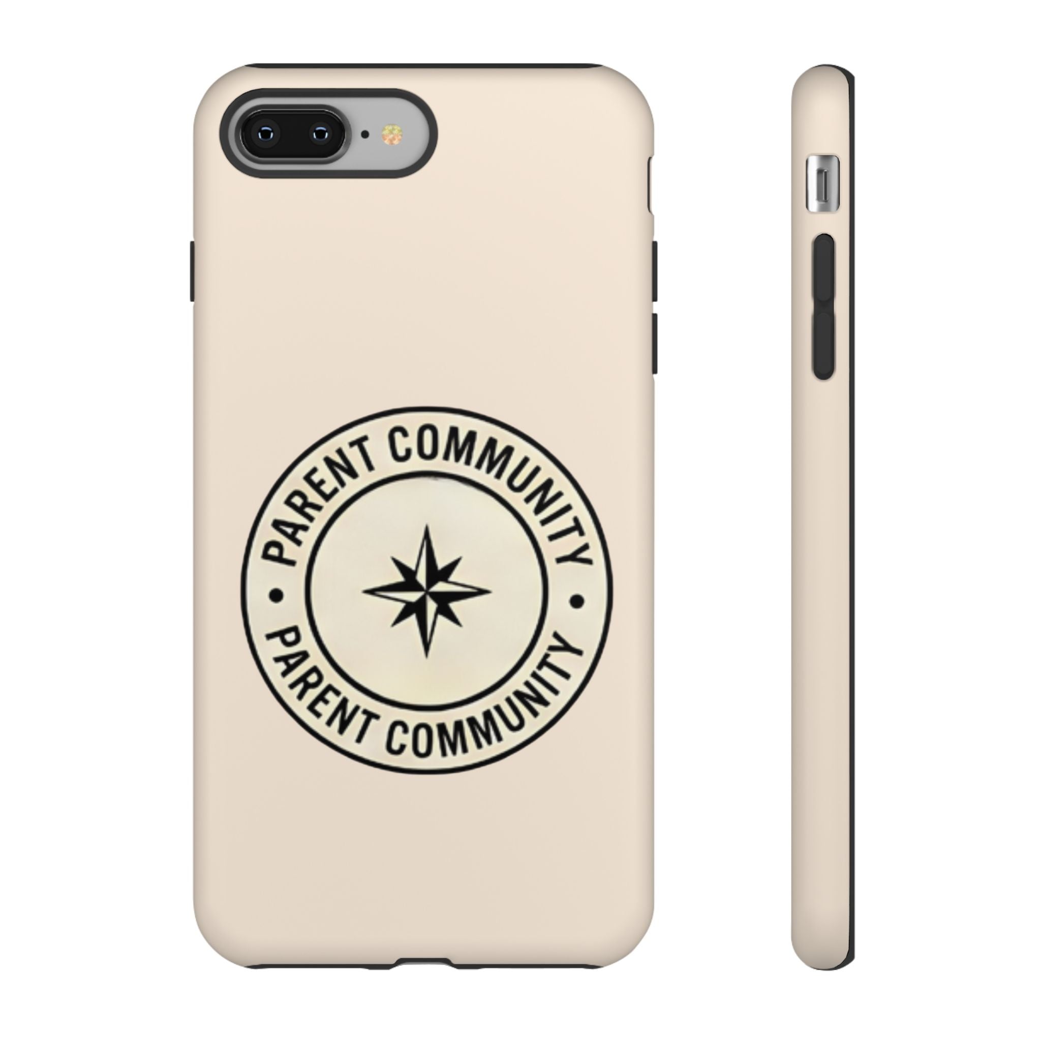 Parent Community Tough Phone Case — Durable Compass Logo Protective Cover