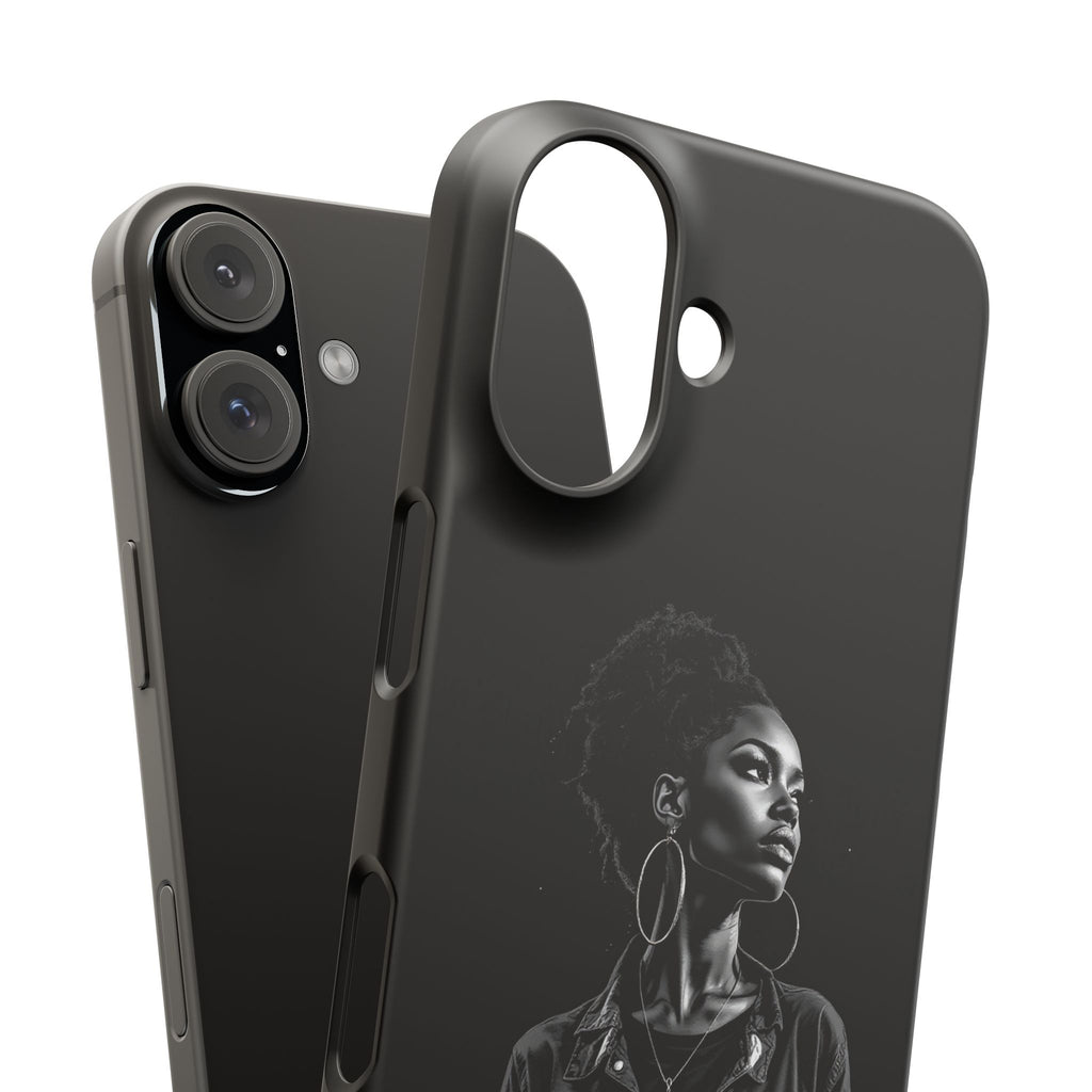 Phone Case — "Long Haul Loyalty" Black Portrait Snap Case