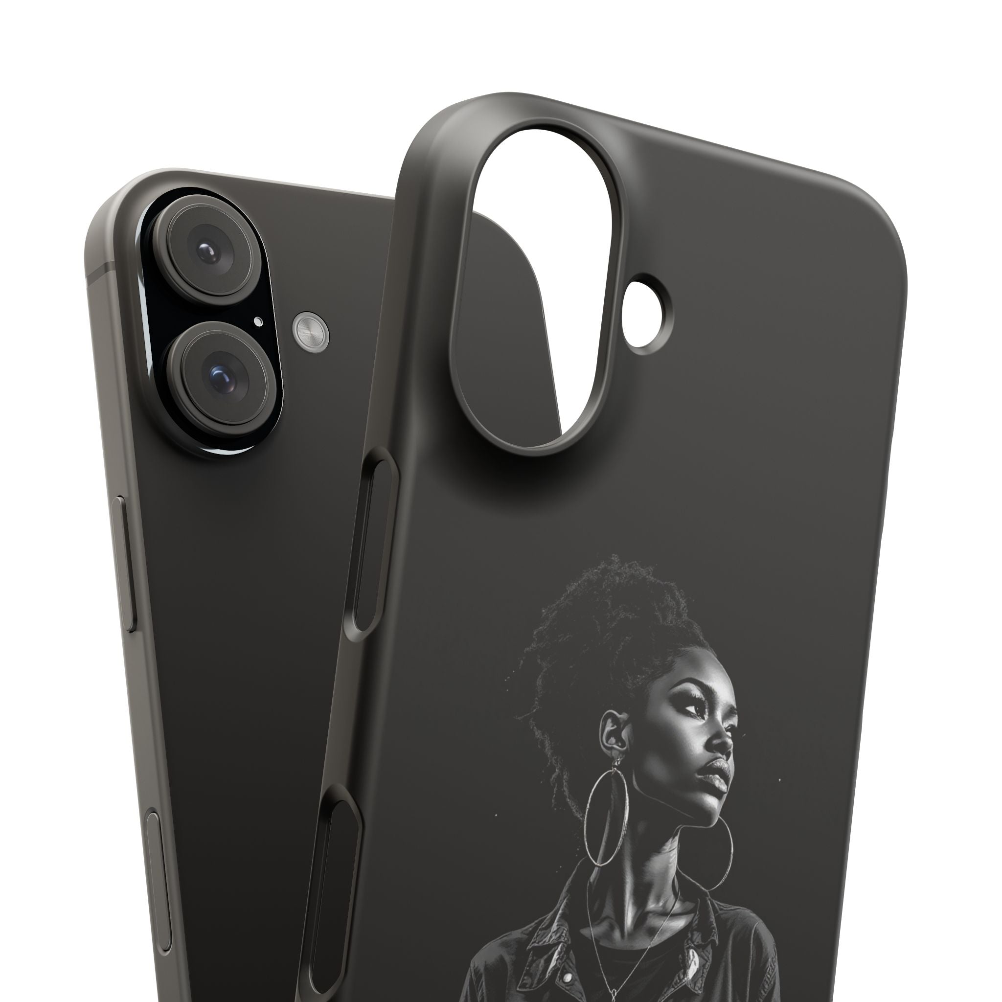 Phone Case — "Long Haul Loyalty" Black Portrait Snap Case