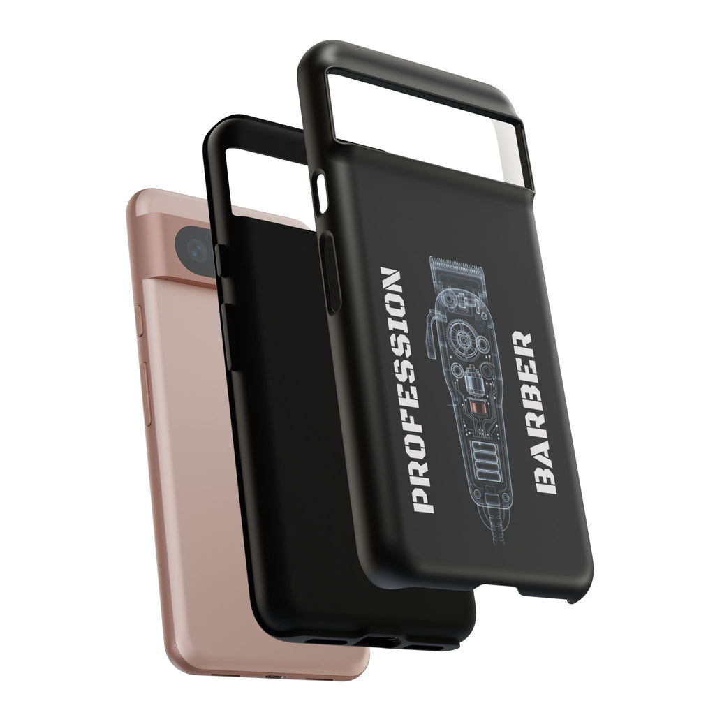 Barber Clip Cord X‑Ray Tough Phone Case – Professional Barber Gift