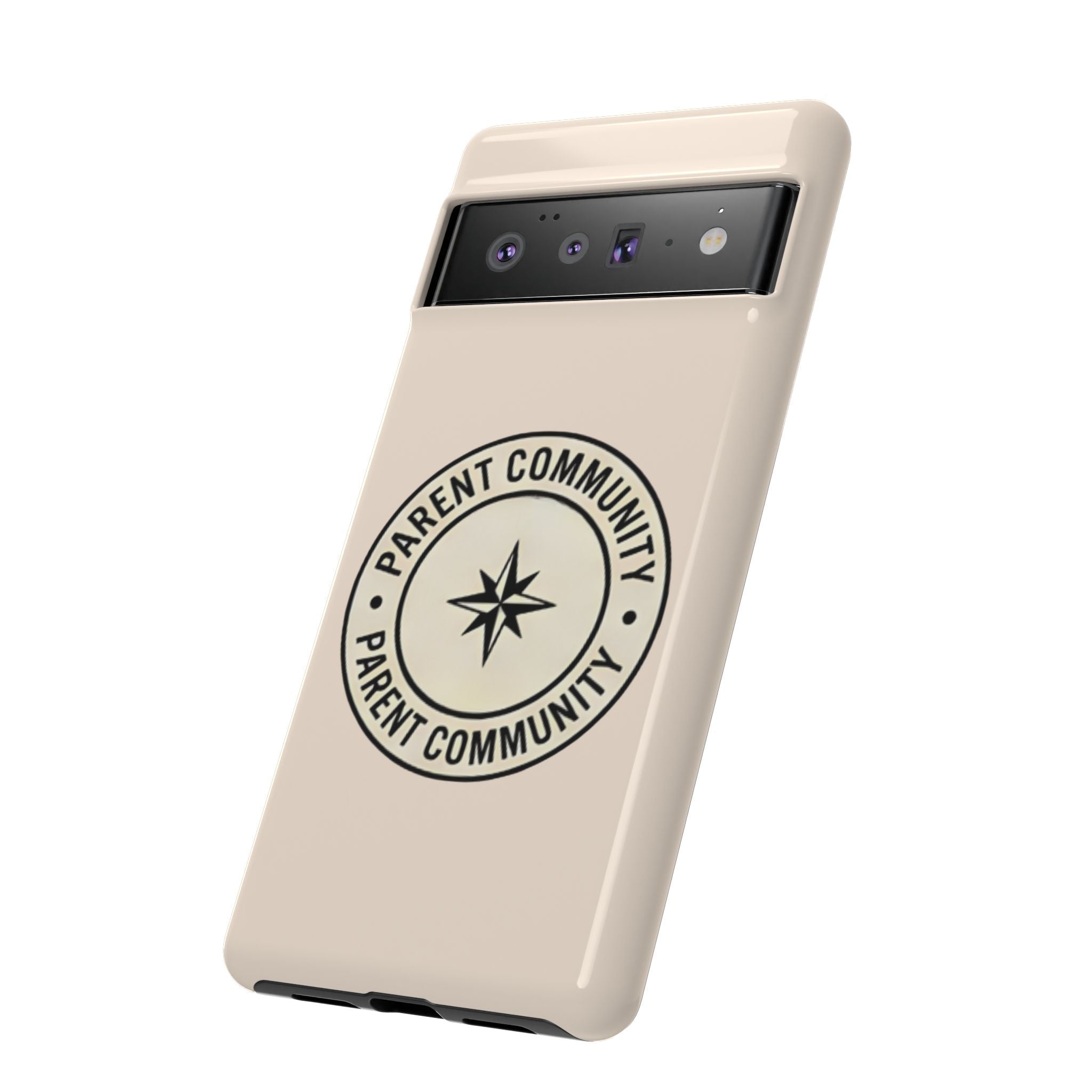 Parent Community Tough Phone Case — Durable Compass Logo Protective Cover