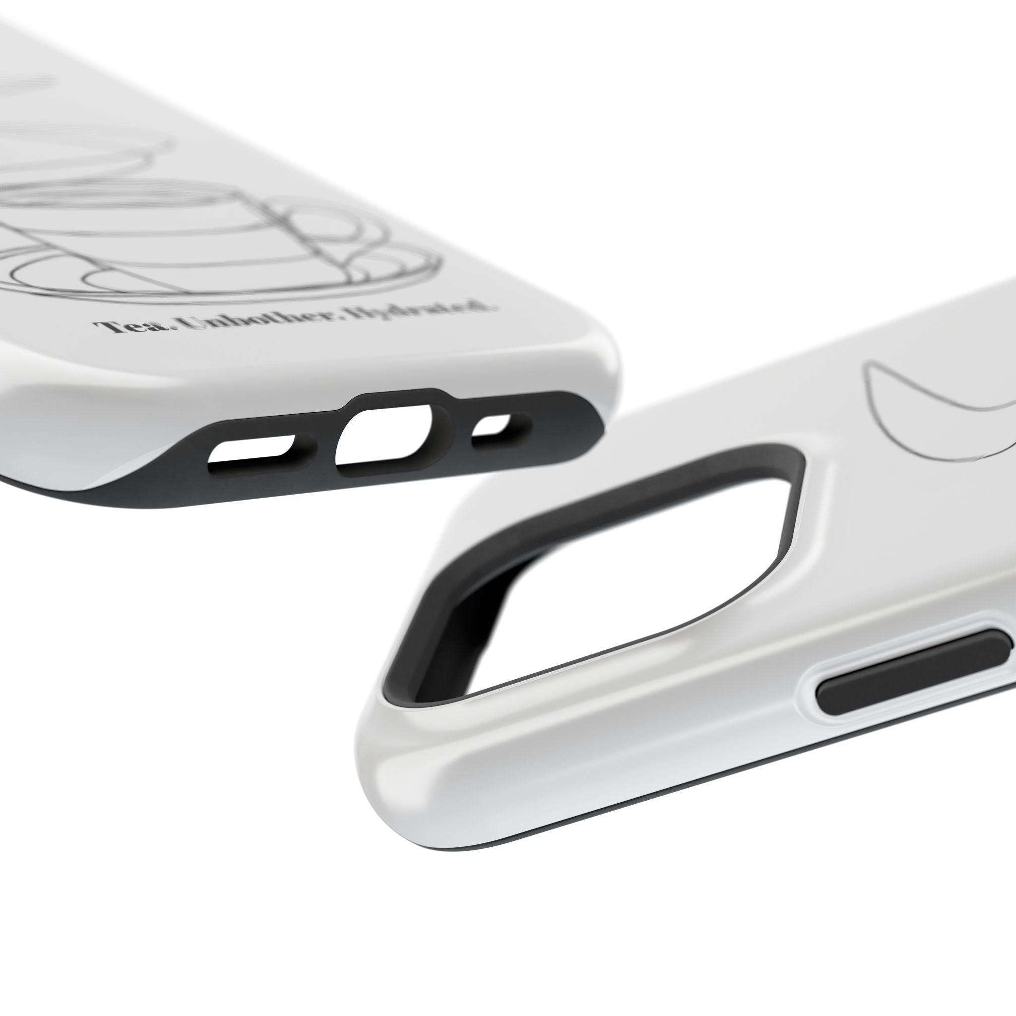 Tea Unbothered Hydrated Phone Case — Impact-Resistant